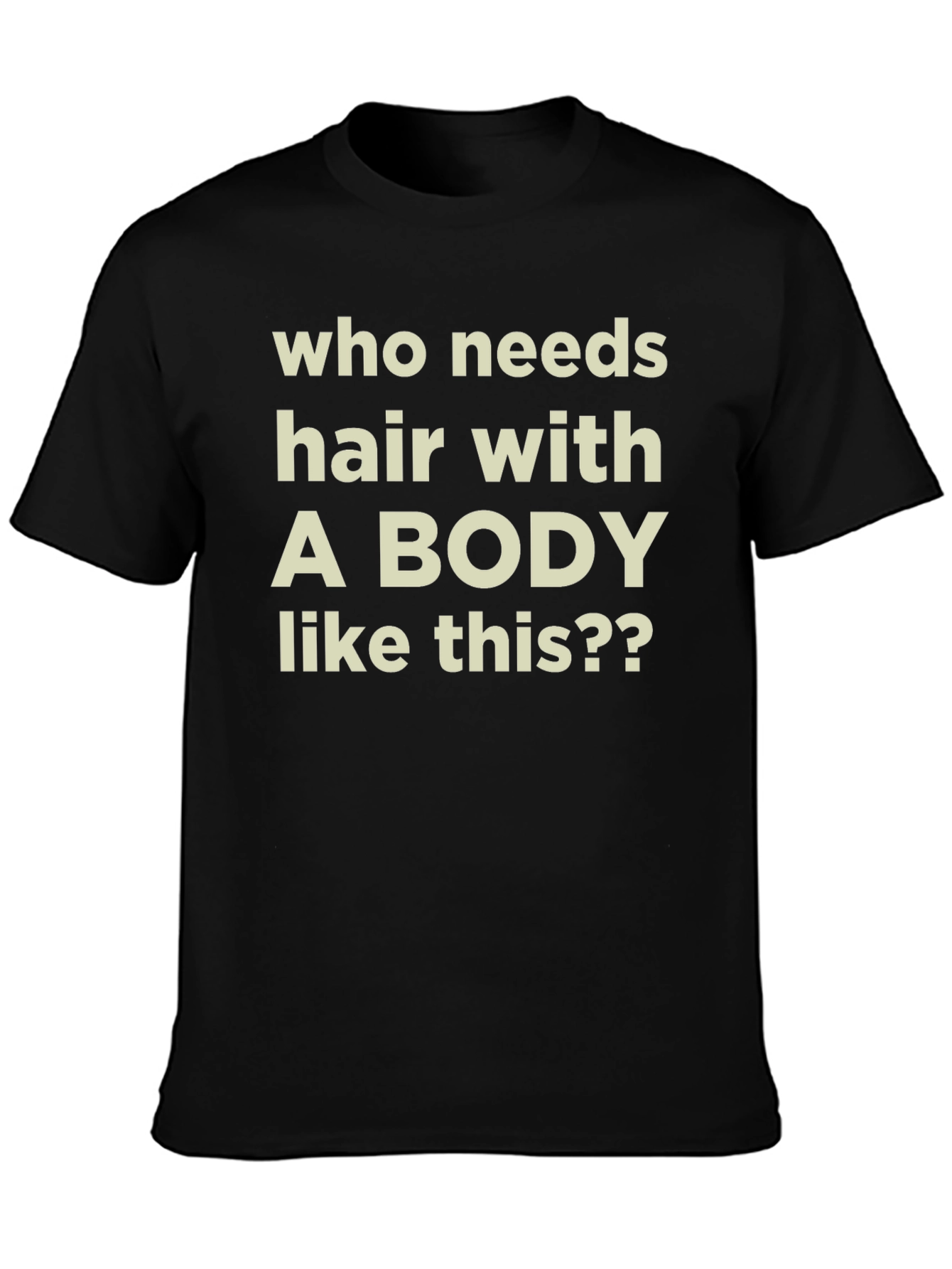 Funny Bald Humor T-Shirt