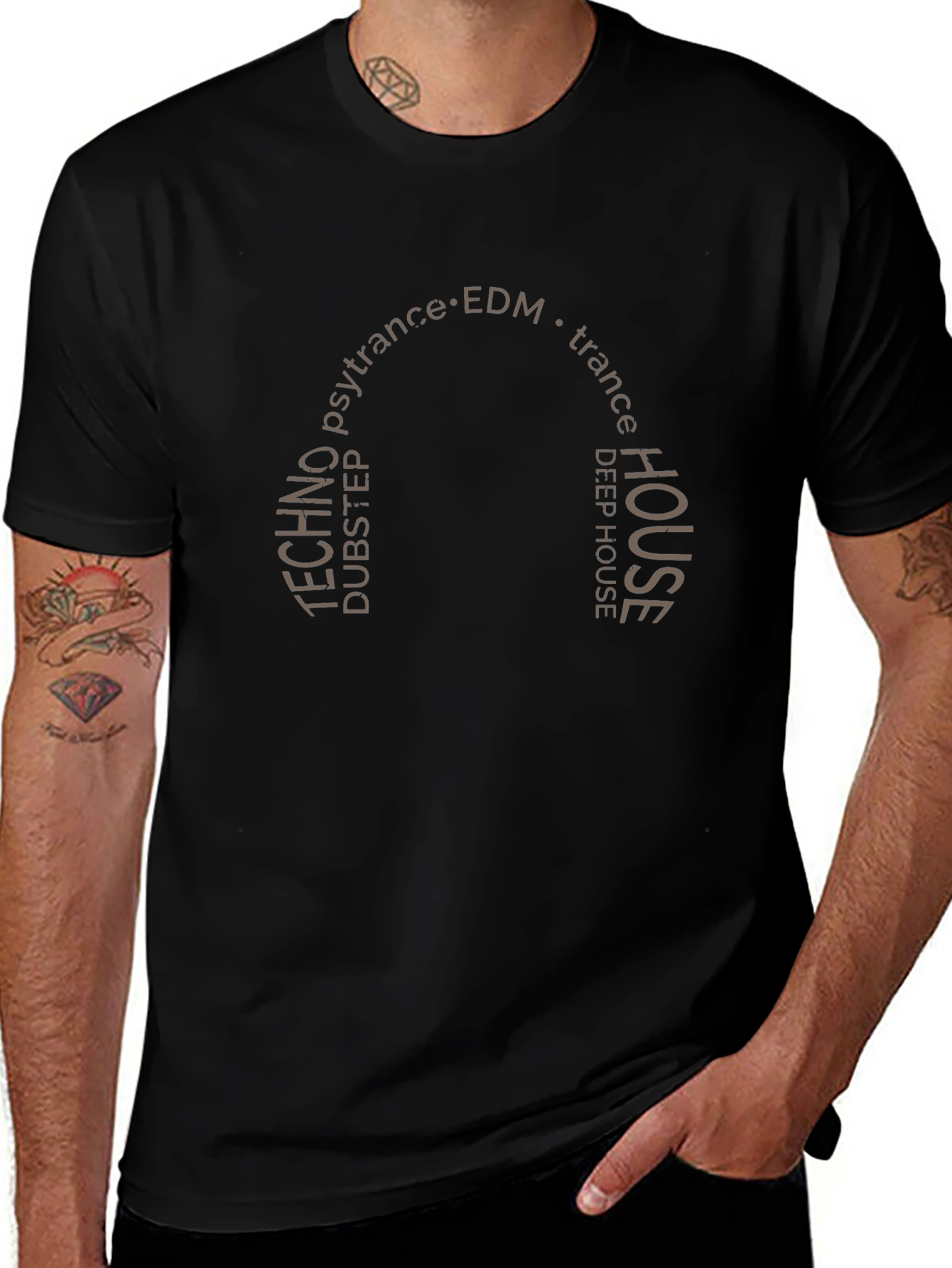 Music Genre Headphone T-Shirt