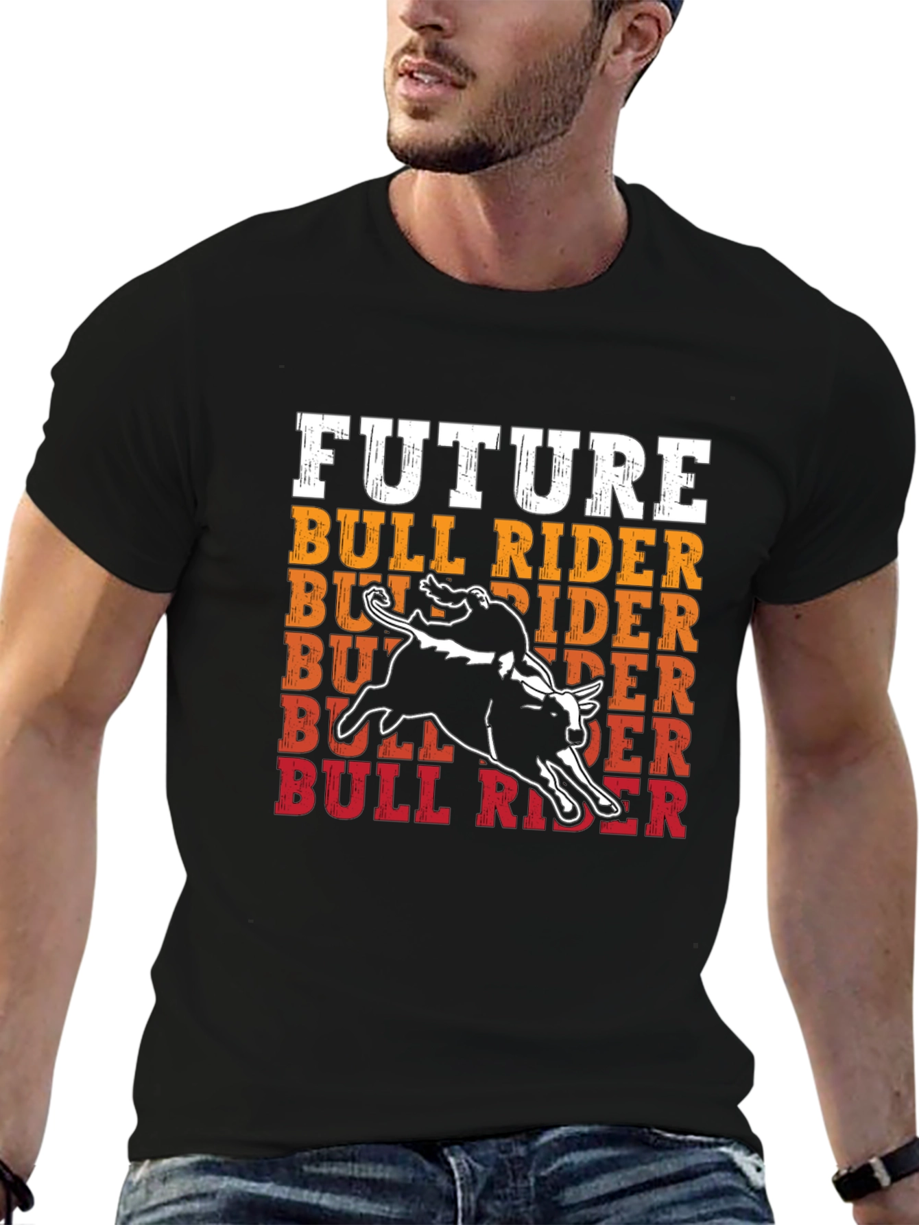 Future Bull Rider Graphic T-Shirt Rodeo