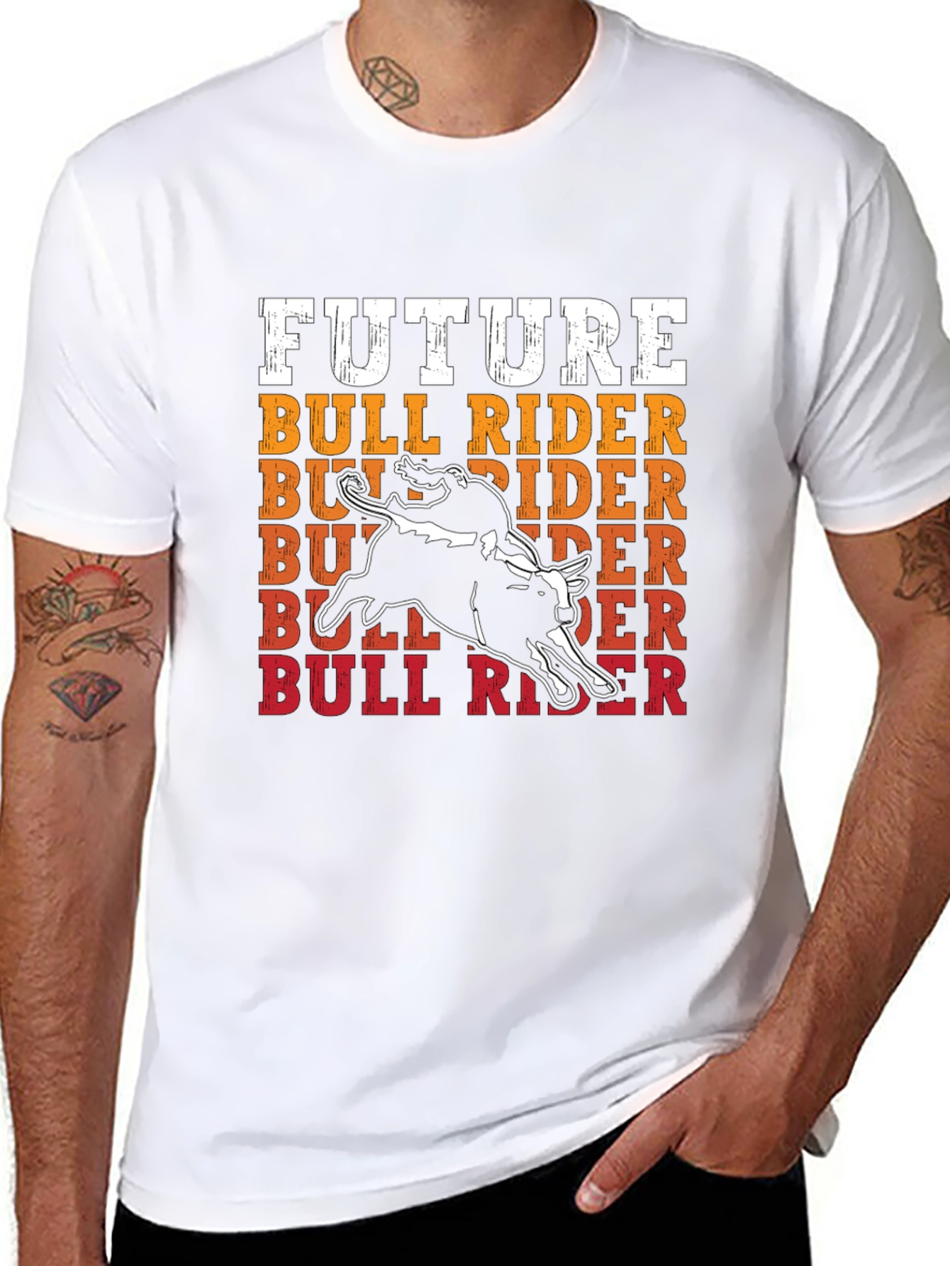 Future Bull Rider Graphic T-Shirt Rodeo