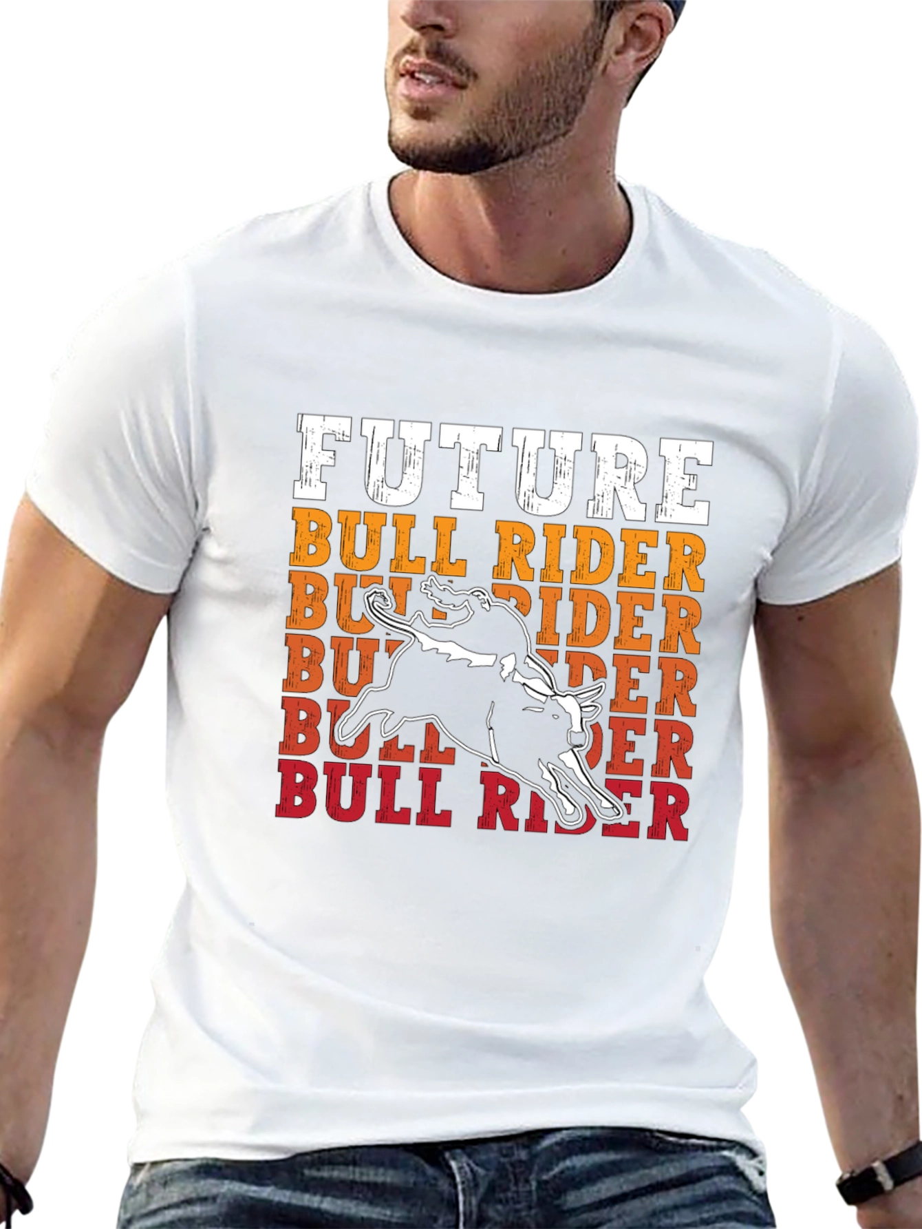 Future Bull Rider Graphic T-Shirt Rodeo