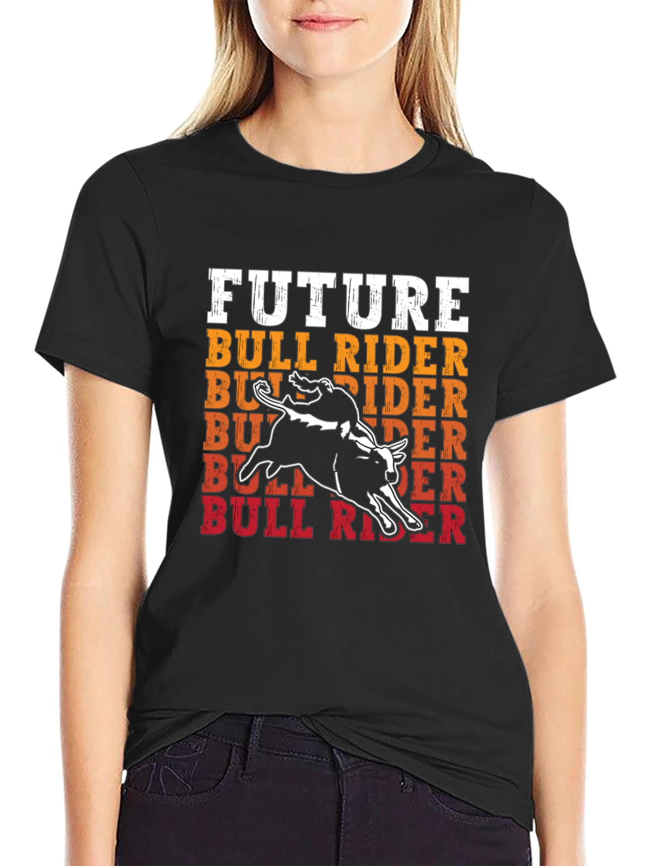 Future Bull Rider Graphic T-Shirt Rodeo