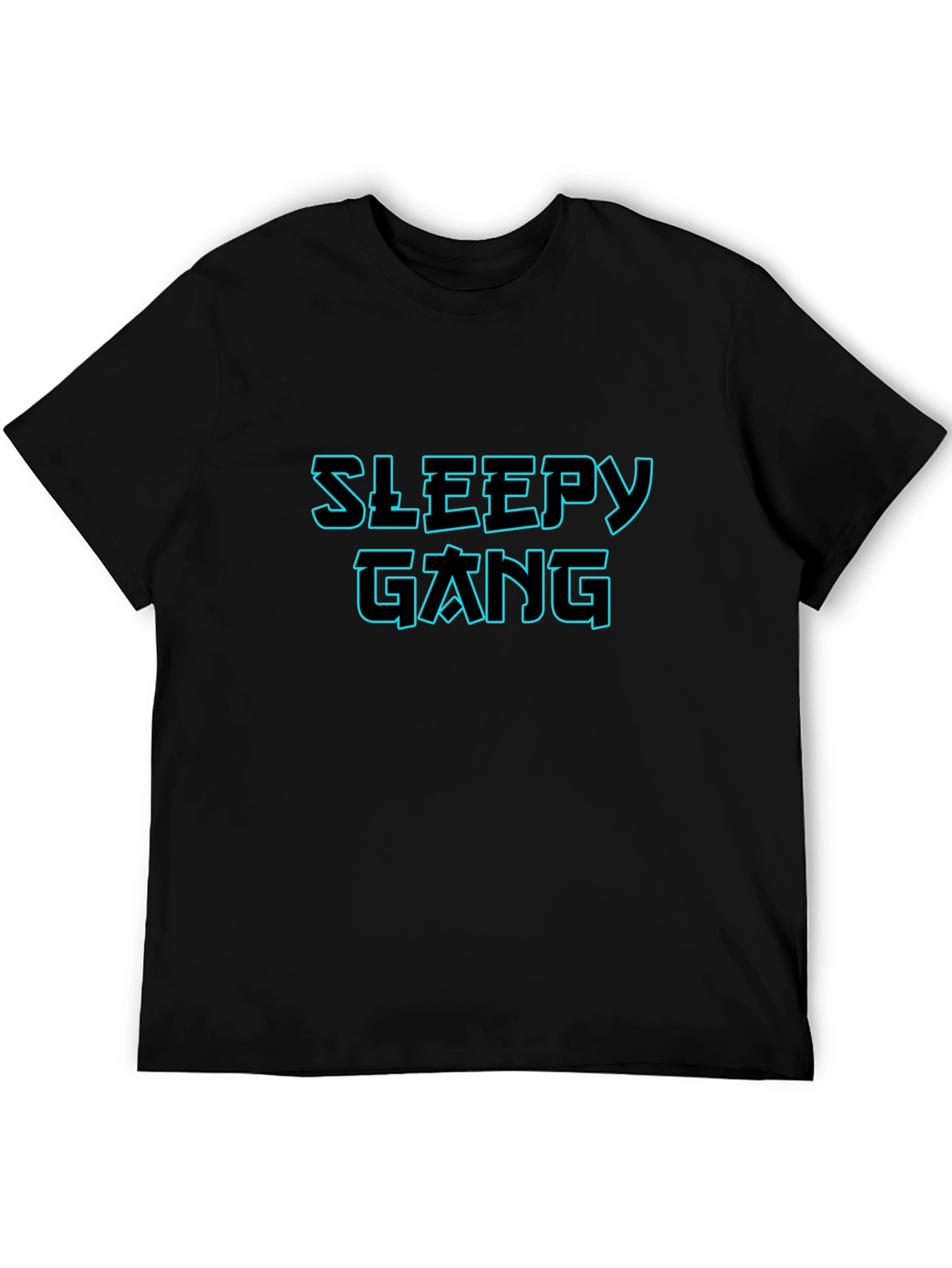Sleepy Gang Graphic Black T-Shirt