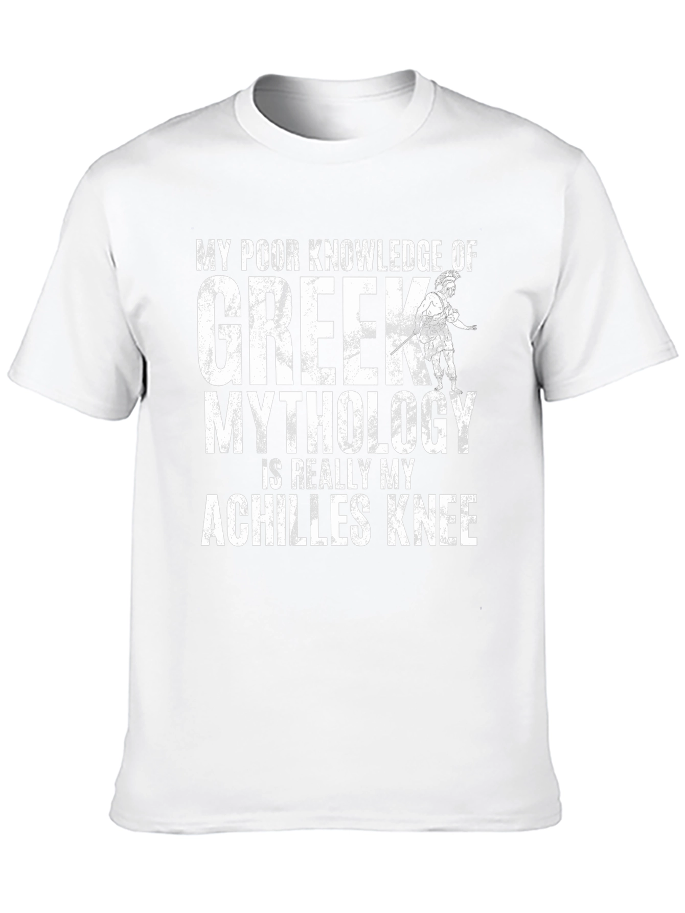 Achilles Knee Greek Mythology Mens T-shirt