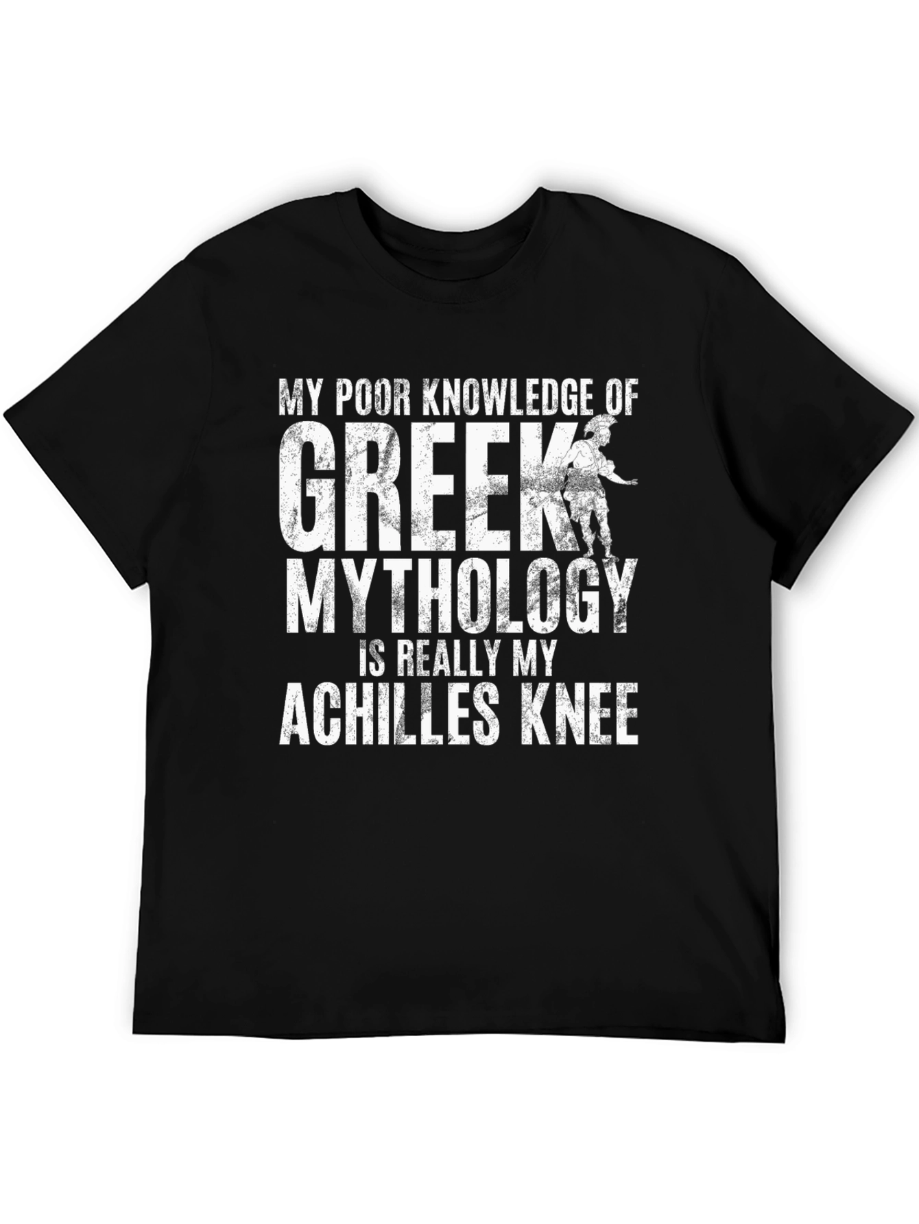 Achilles Knee Greek Mythology Mens T-shirt