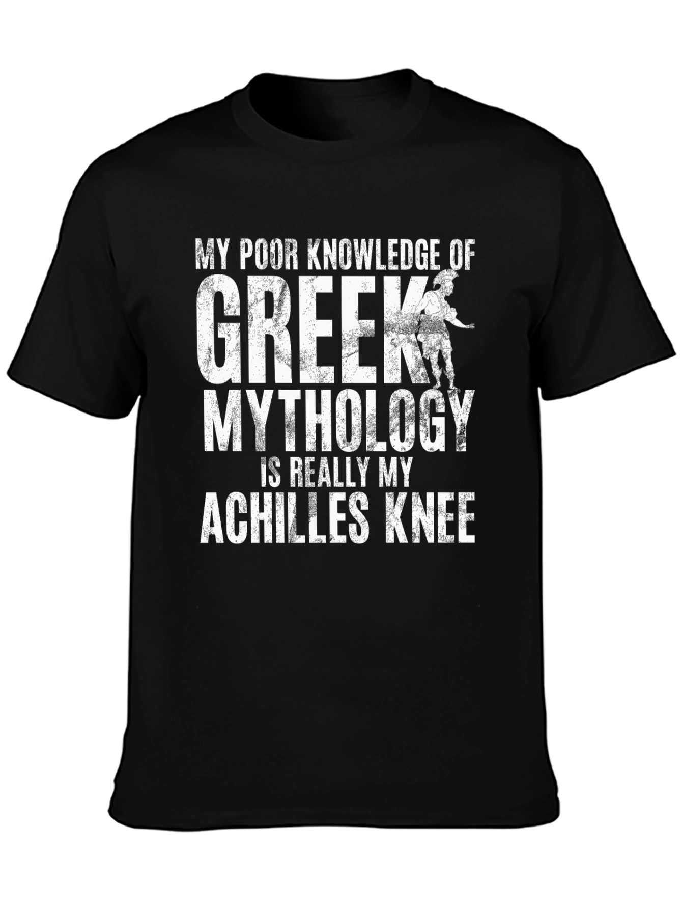 Achilles Knee Greek Mythology Mens T-shirt