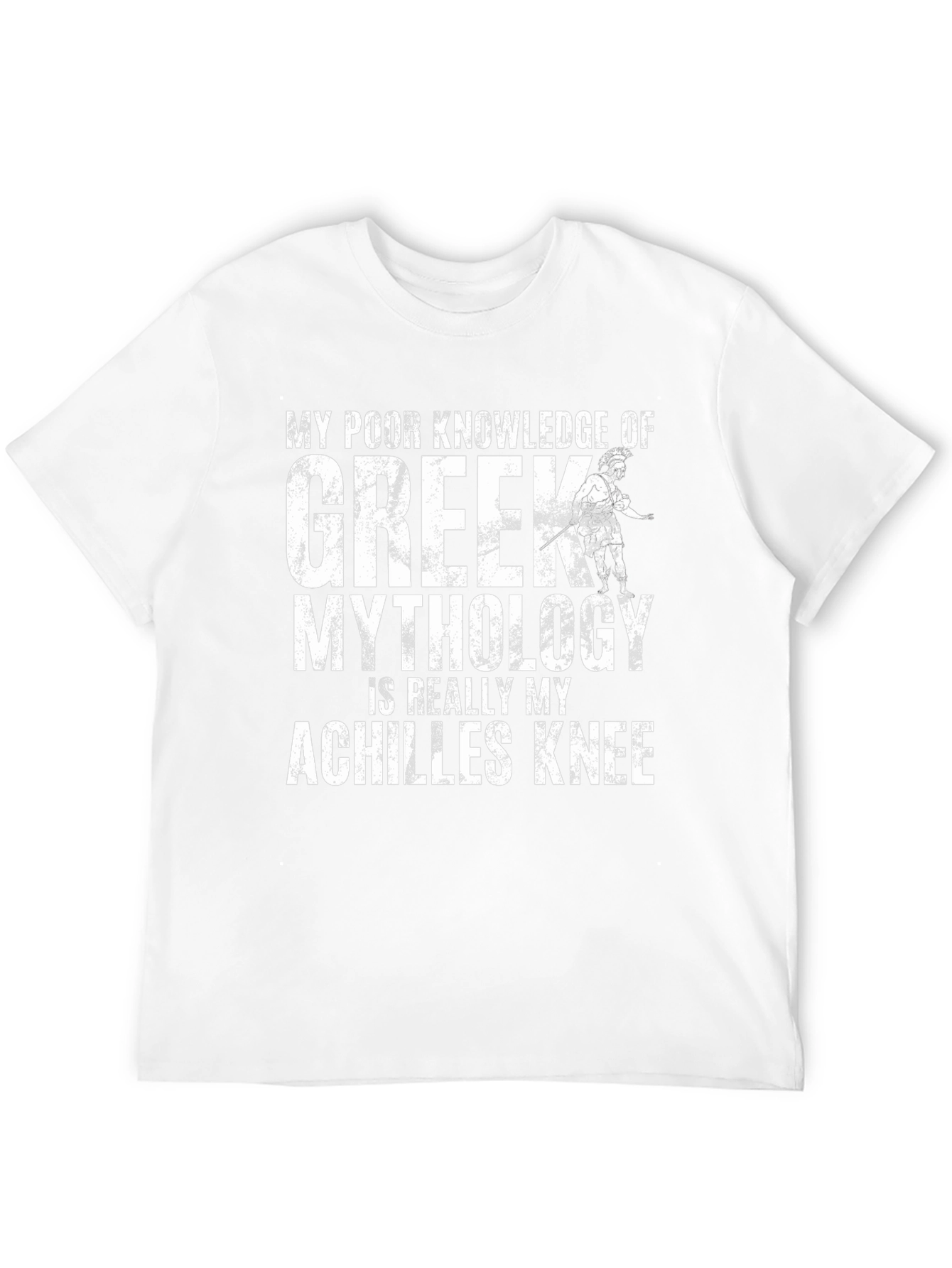 Achilles Knee Greek Mythology Mens T-shirt