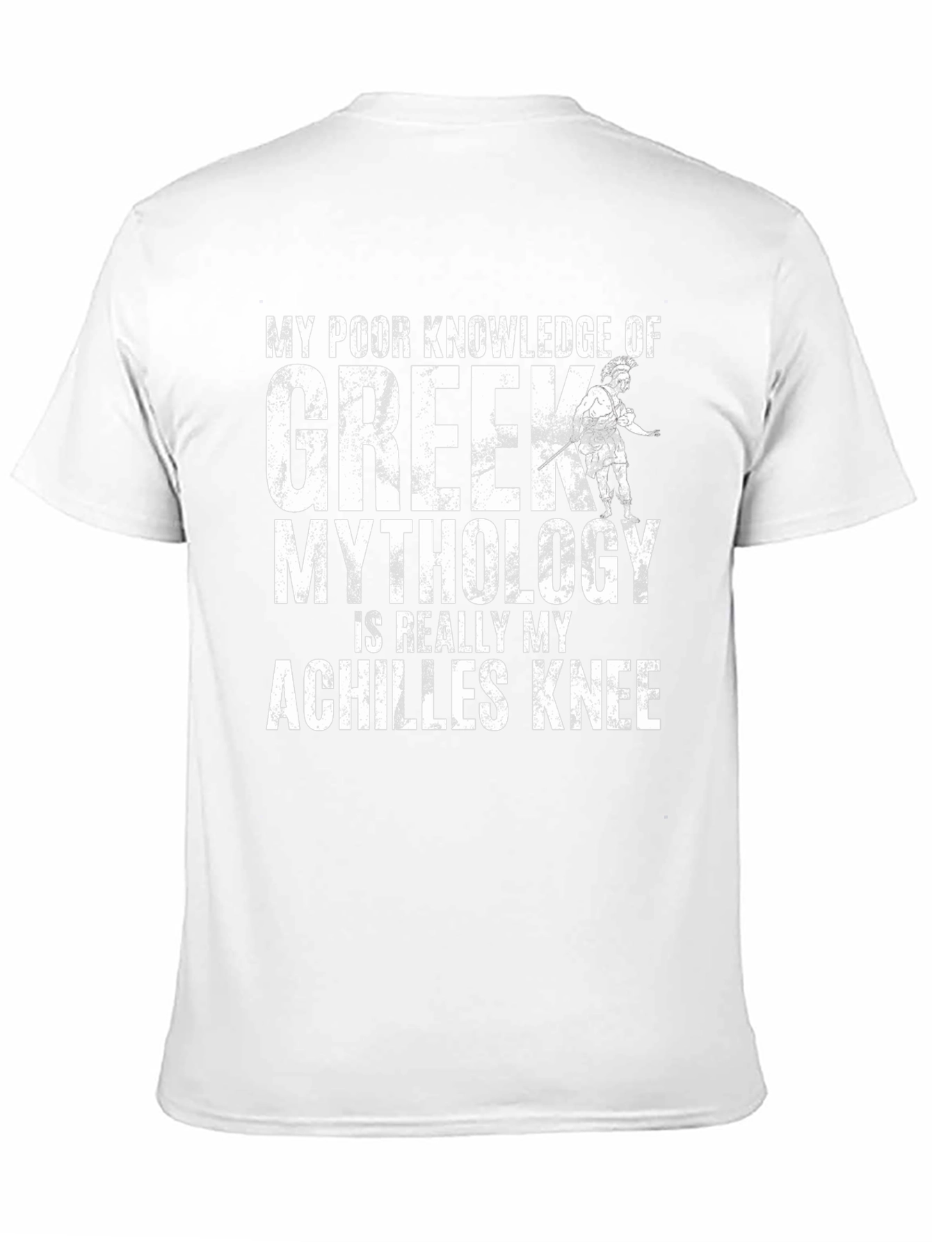 Achilles Knee Greek Mythology Mens T-shirt