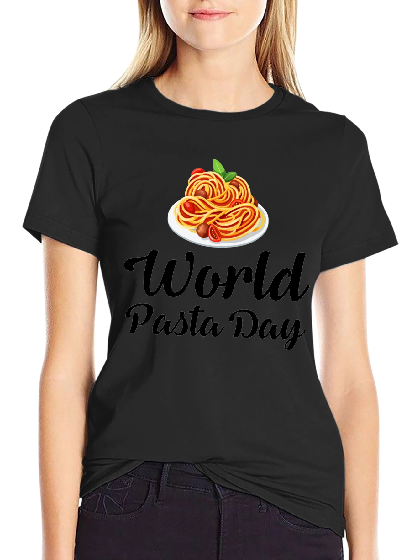 World Pasta Day Graphic T-Shirt