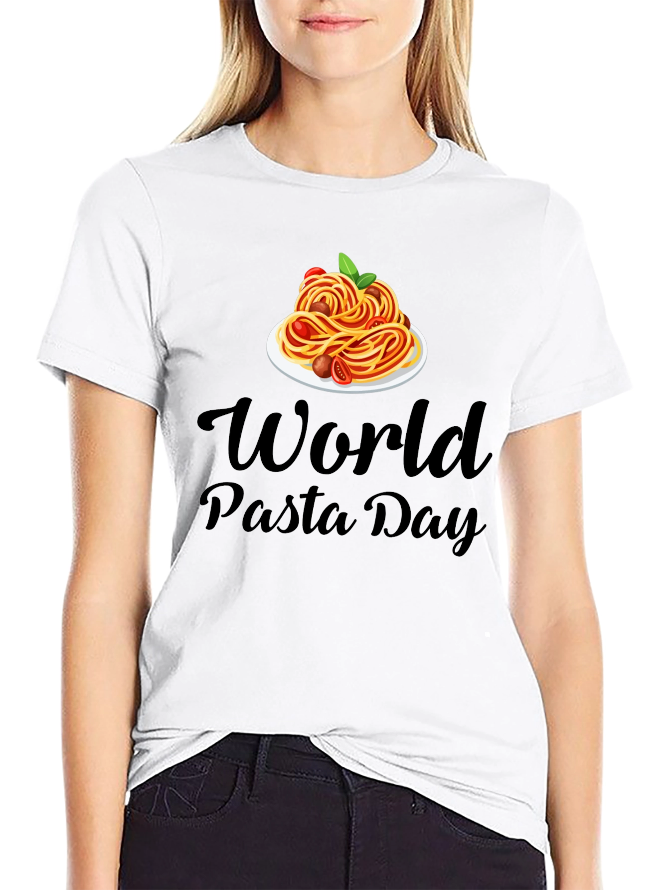 World Pasta Day Graphic T-Shirt