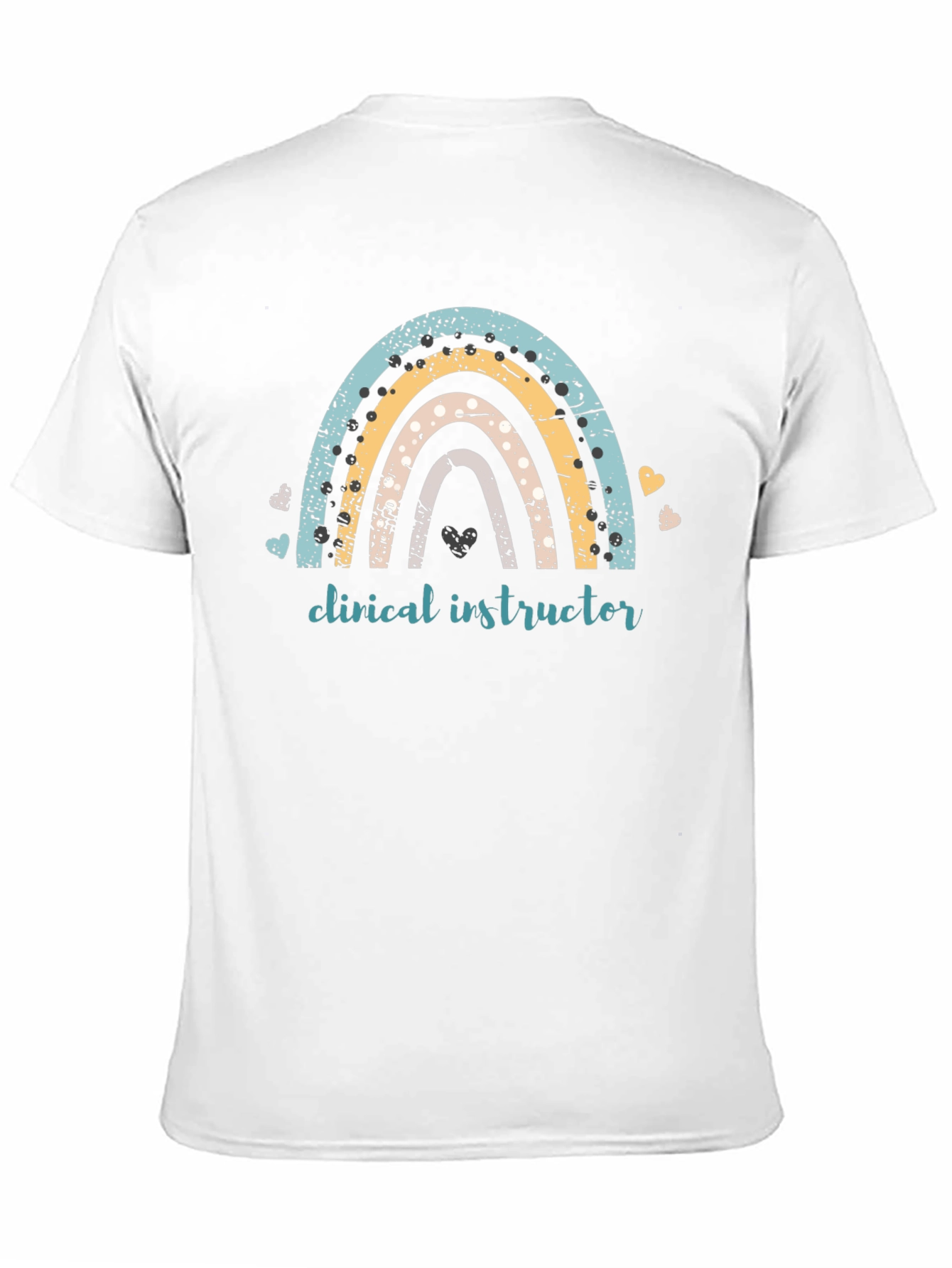 Clinical Instructor Rainbow Graphic Tee - Black
