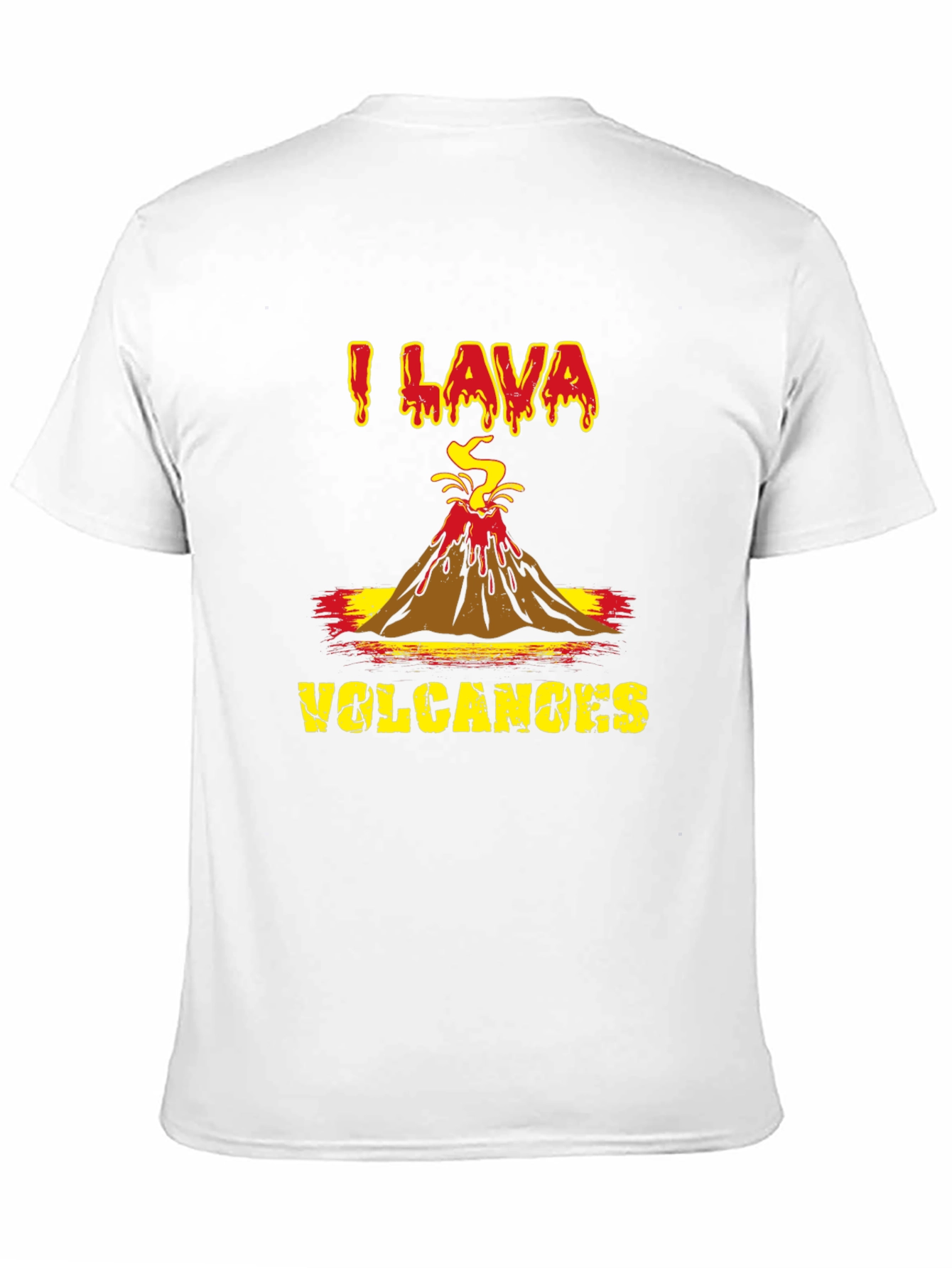 I Lava Volcanoes Graphic T-Shirt - Black