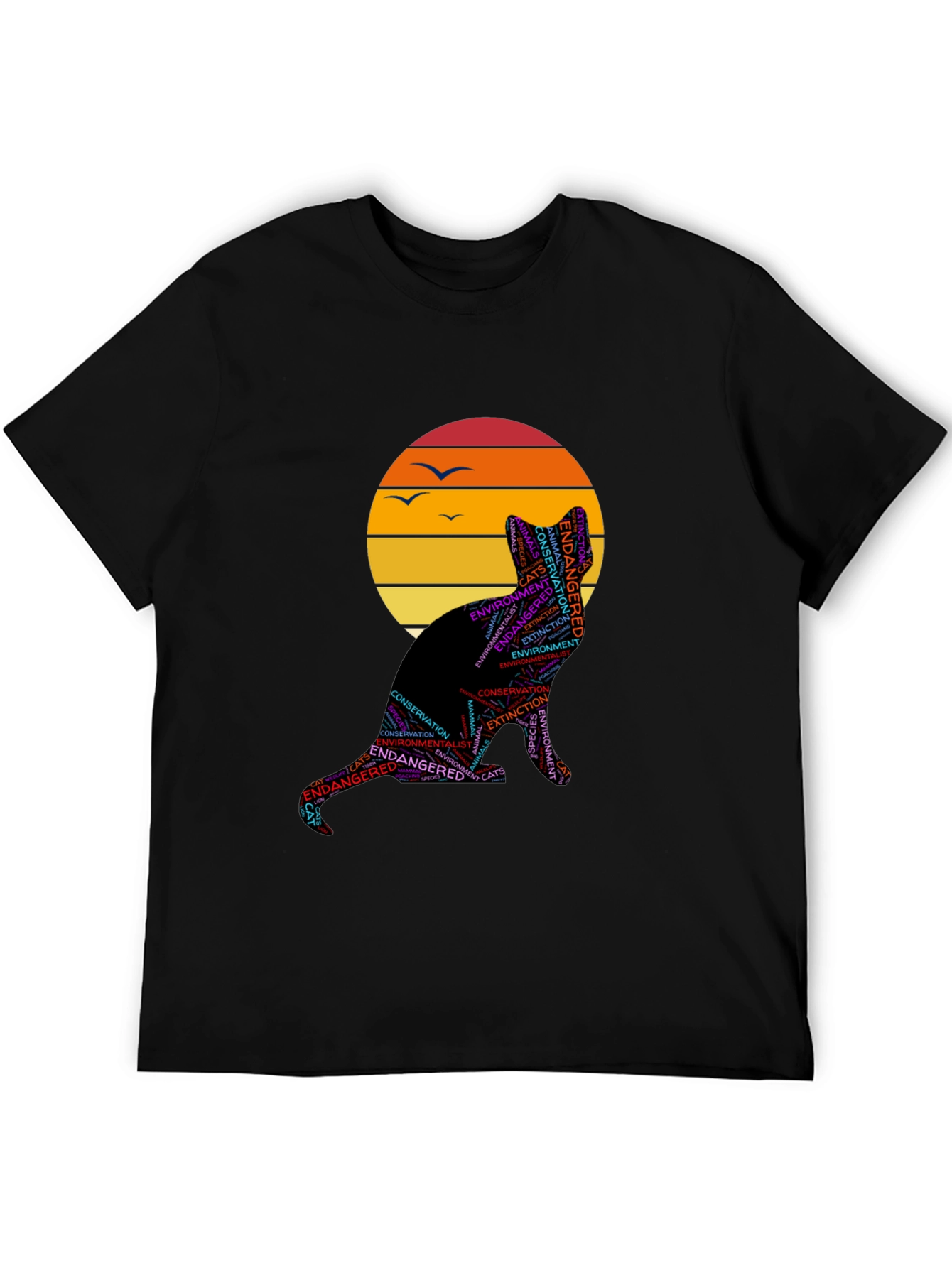 Endangered Cats Graphic T-Shirt