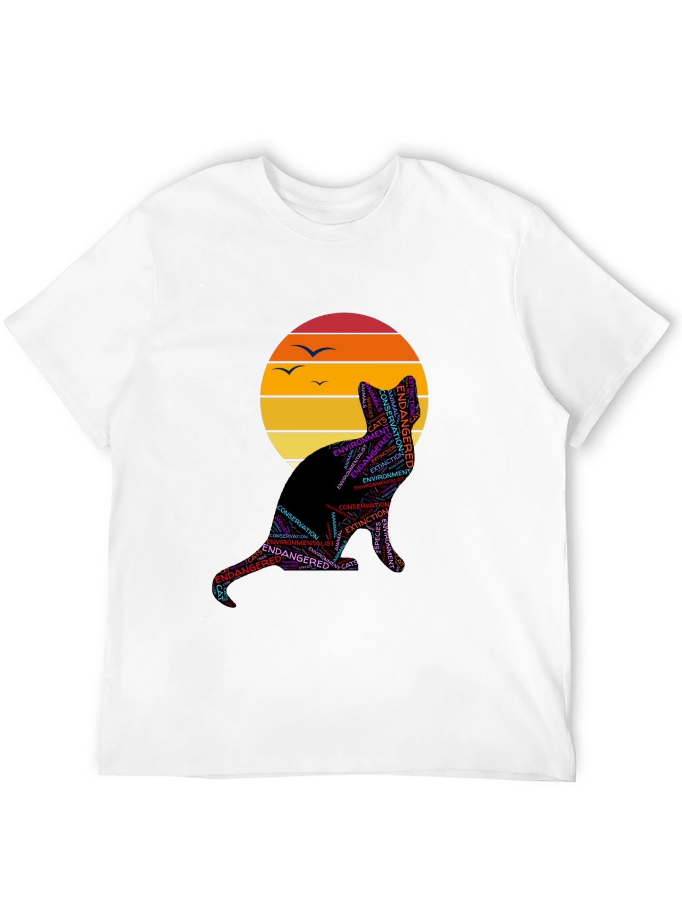 Endangered Cats Graphic T-Shirt
