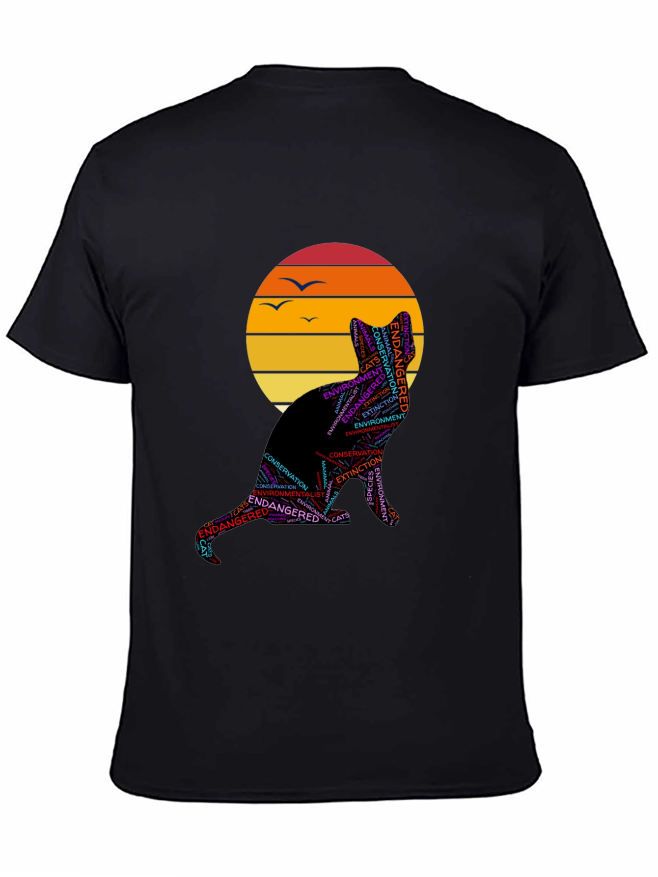 Endangered Cats Graphic T-Shirt