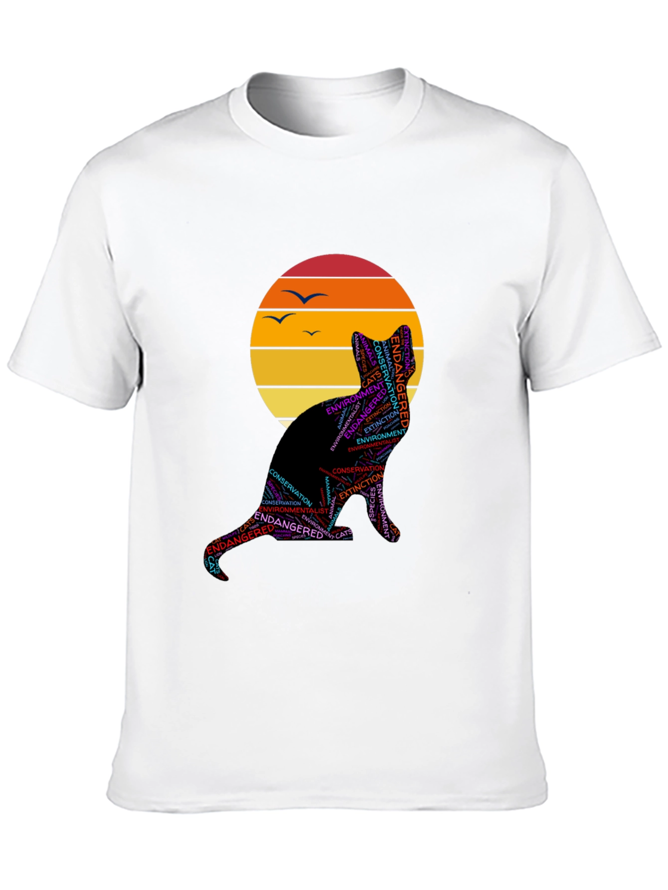 Endangered Cats Graphic T-Shirt