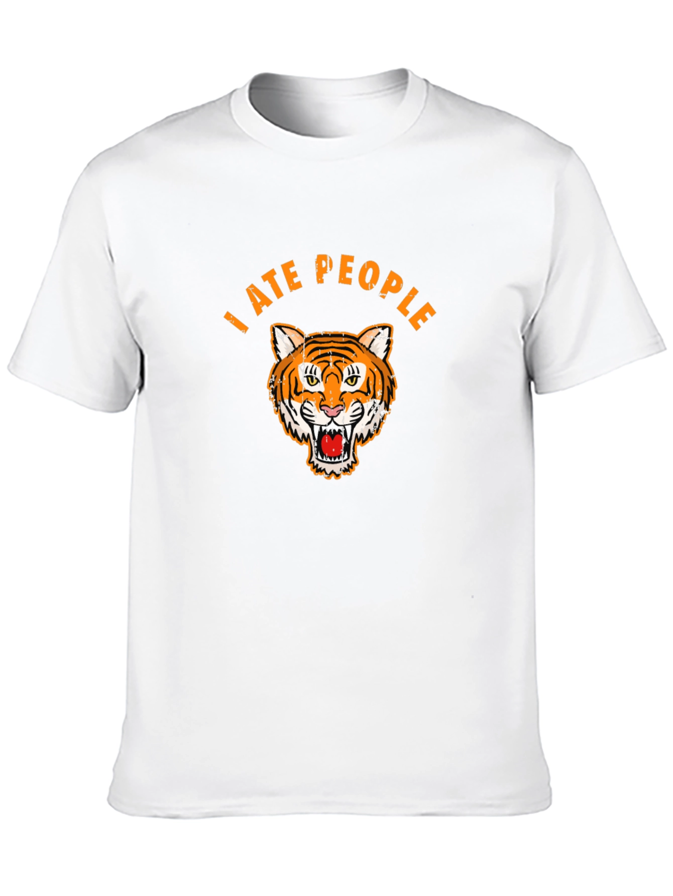 I Ate People Tiger Graphic Tee - Black