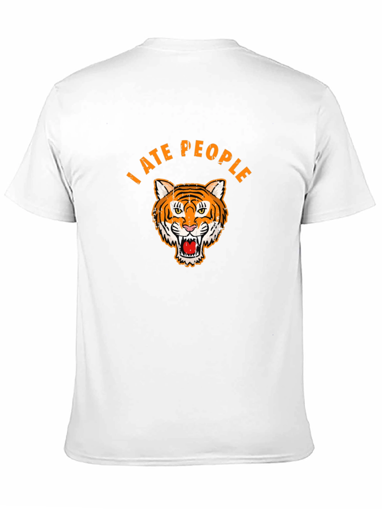 I Ate People Tiger Graphic Tee - Black