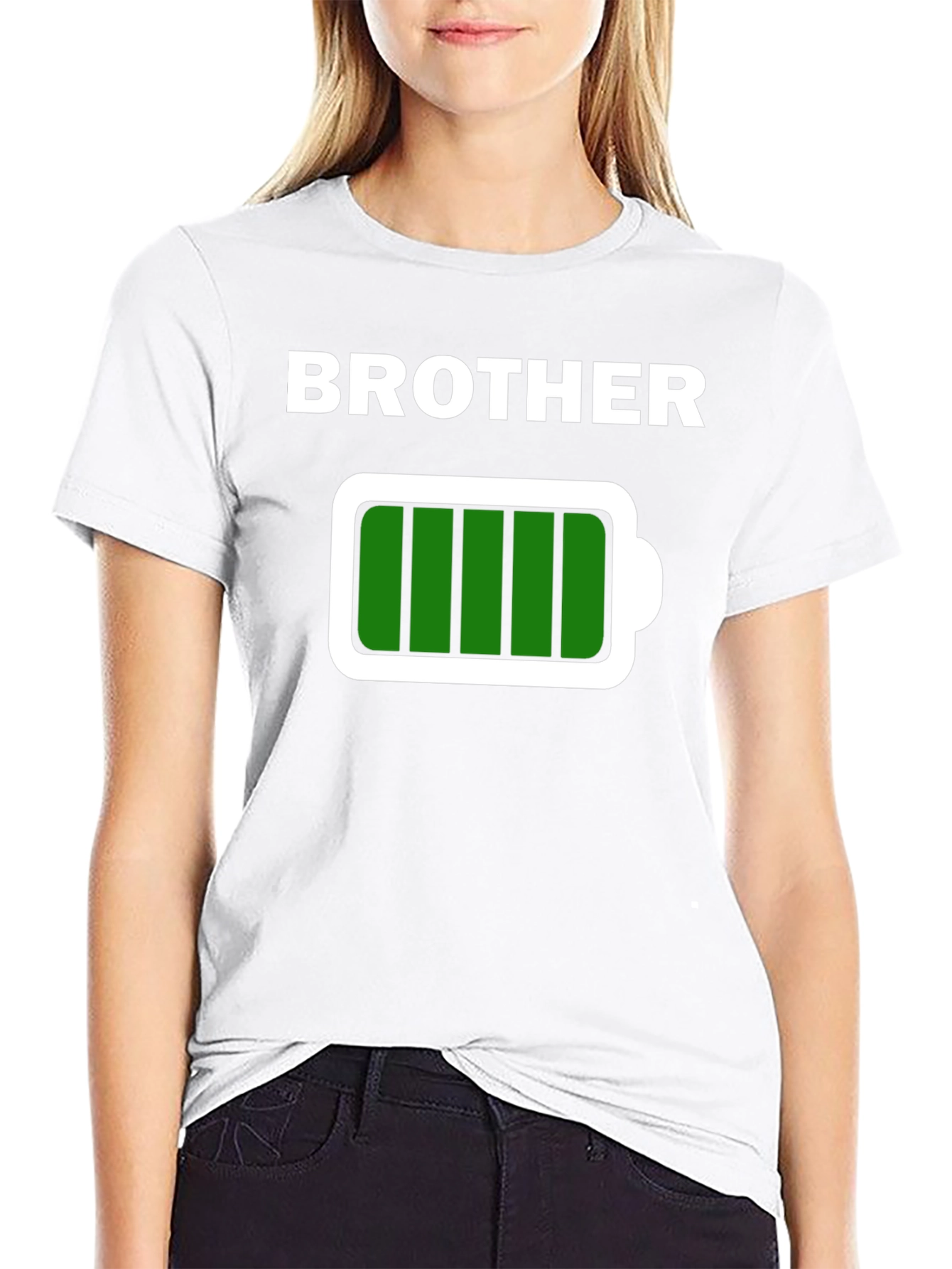 Brother Full Battery T-Shirt - Family Gift