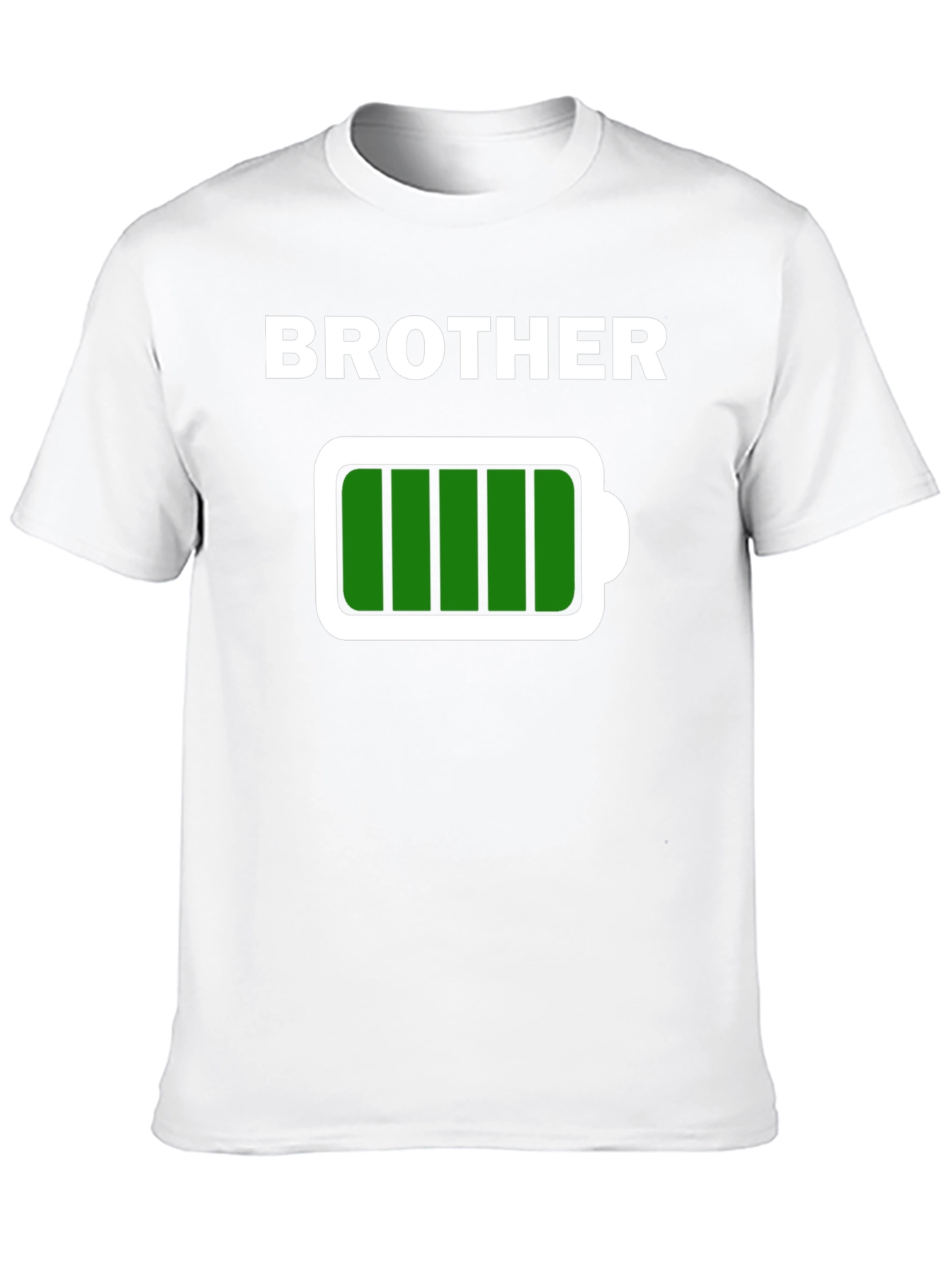 Brother Full Battery T-Shirt - Family Gift