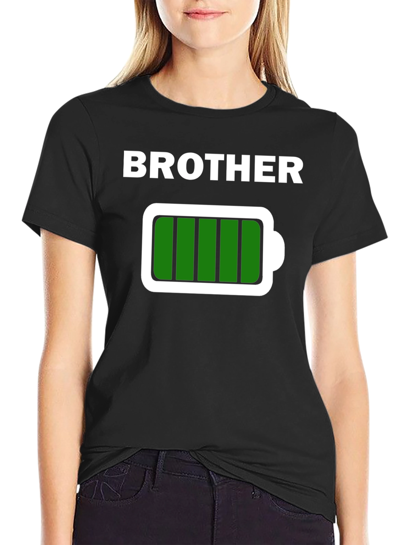 Brother Full Battery T-Shirt - Family Gift