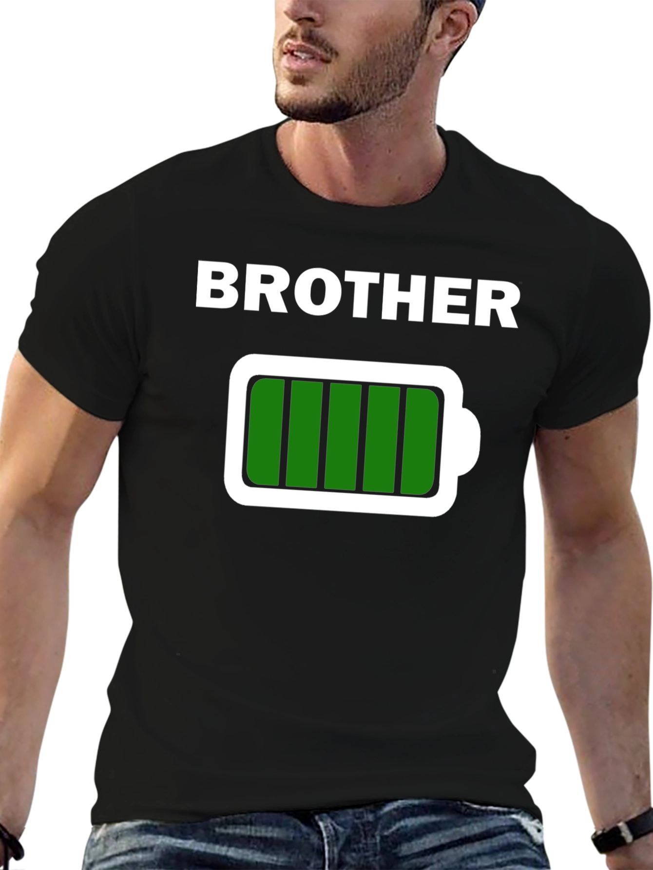 Brother Full Battery T-Shirt - Family Gift