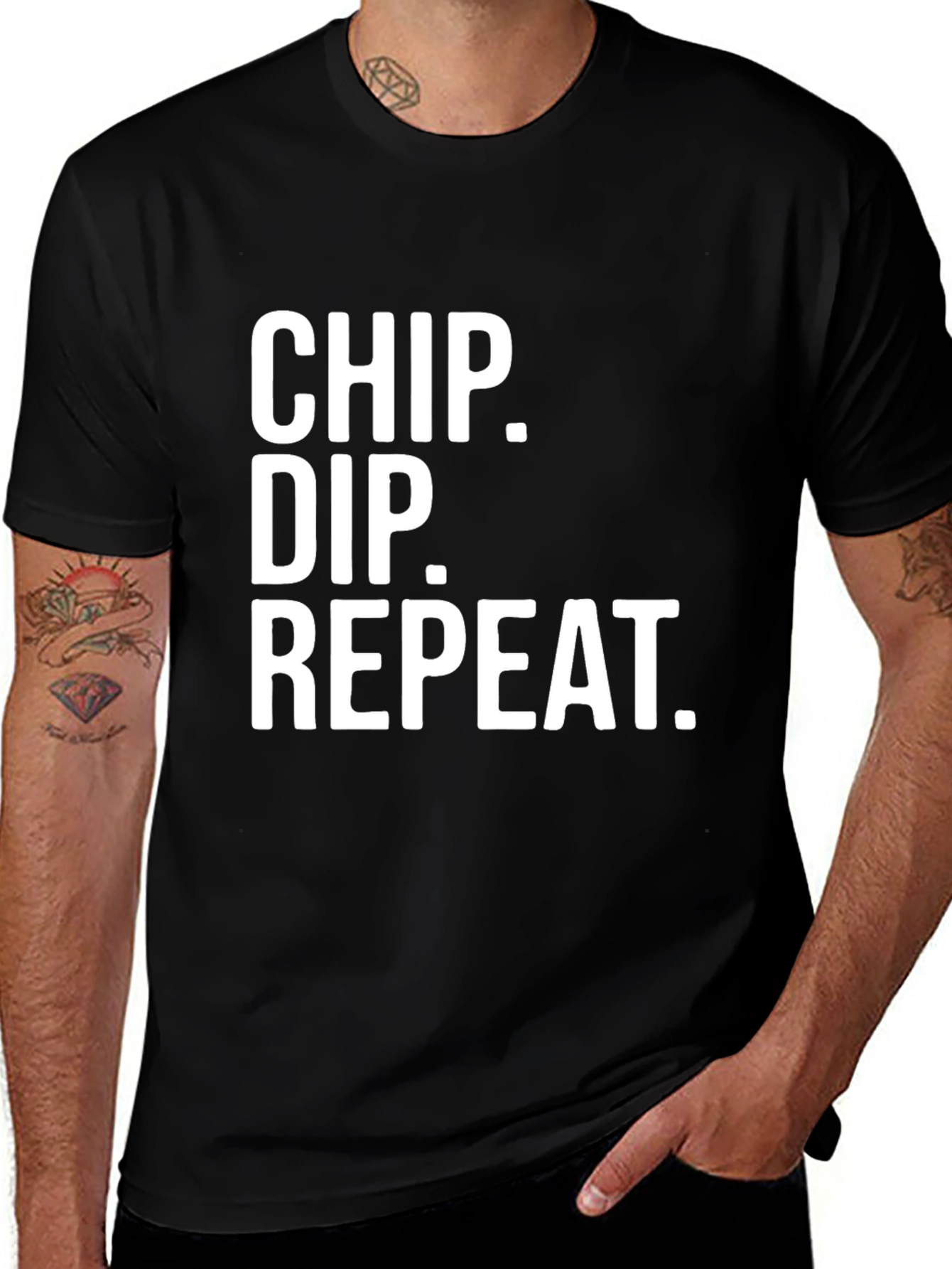 Chip Dip Repeat Graphic Tee