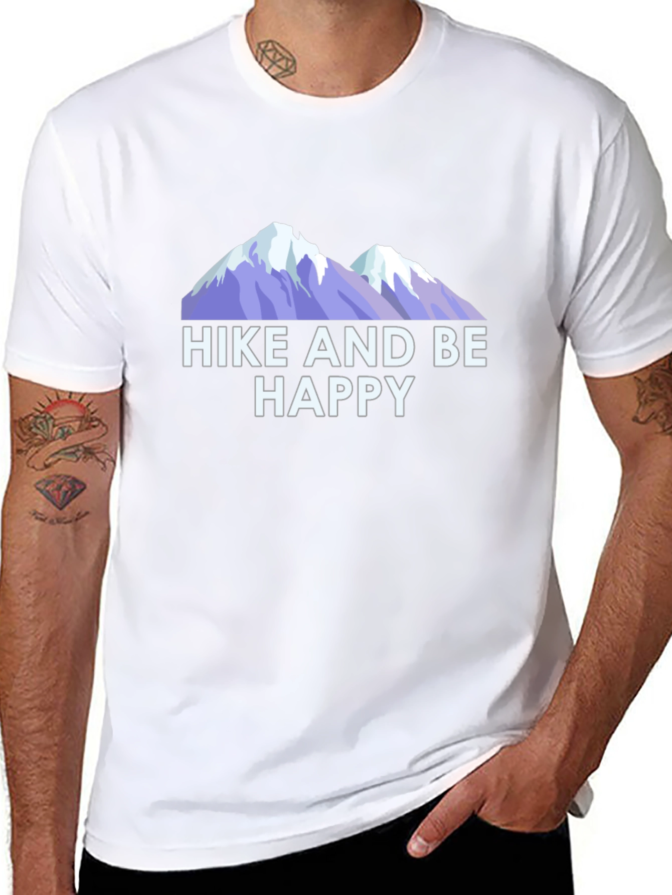 Hike And Be Happy Graphic Tee