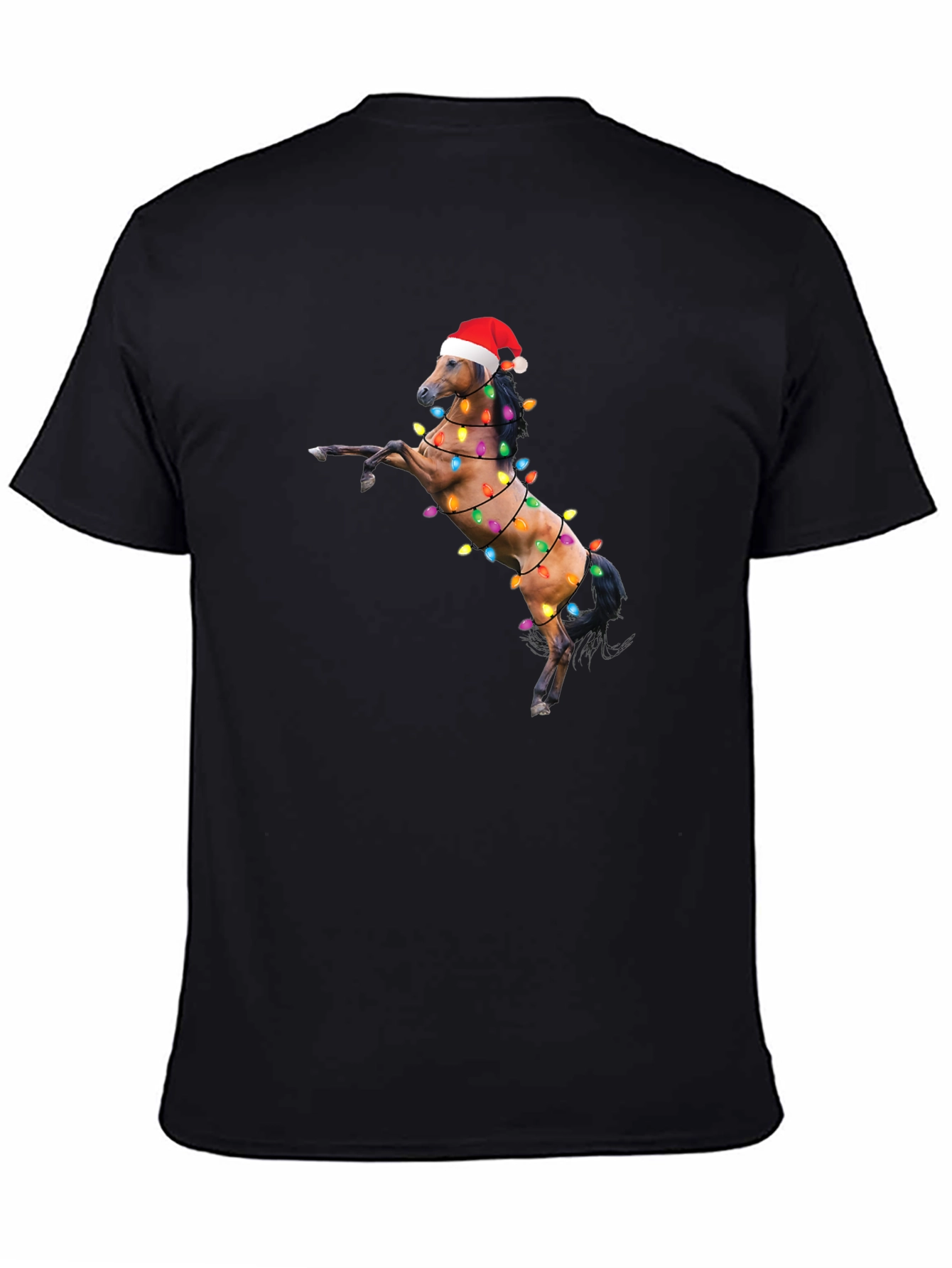 Christmas Horse Lights T-Shirt