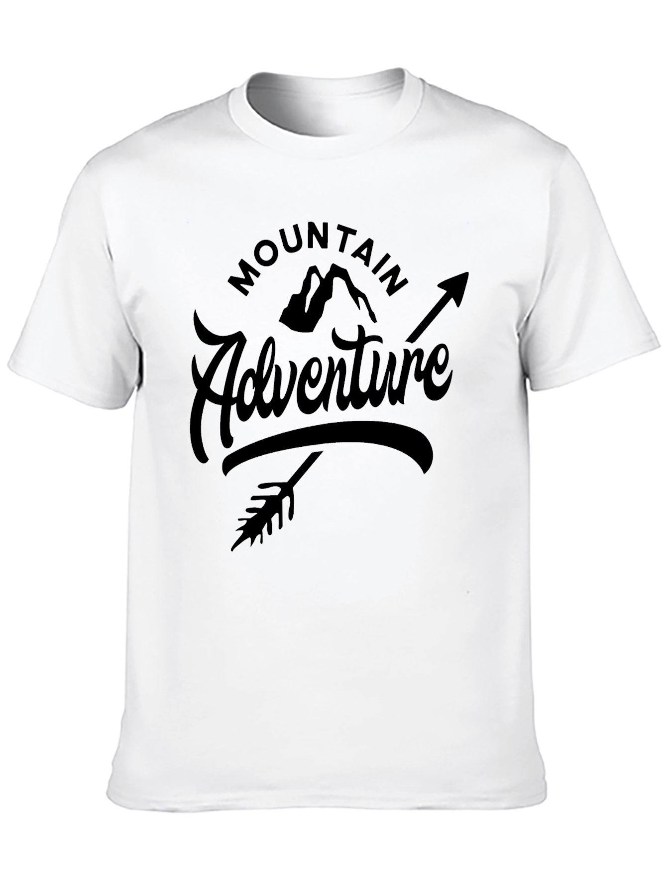 Mountain Adventure Graphic Tee - Black