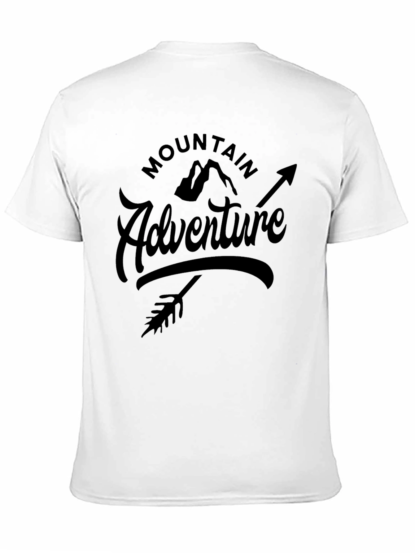 Mountain Adventure Graphic Tee - Black