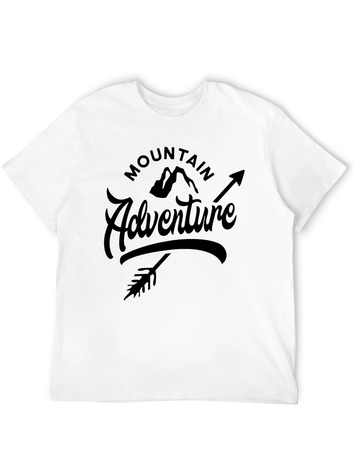 Mountain Adventure Graphic Tee - Black