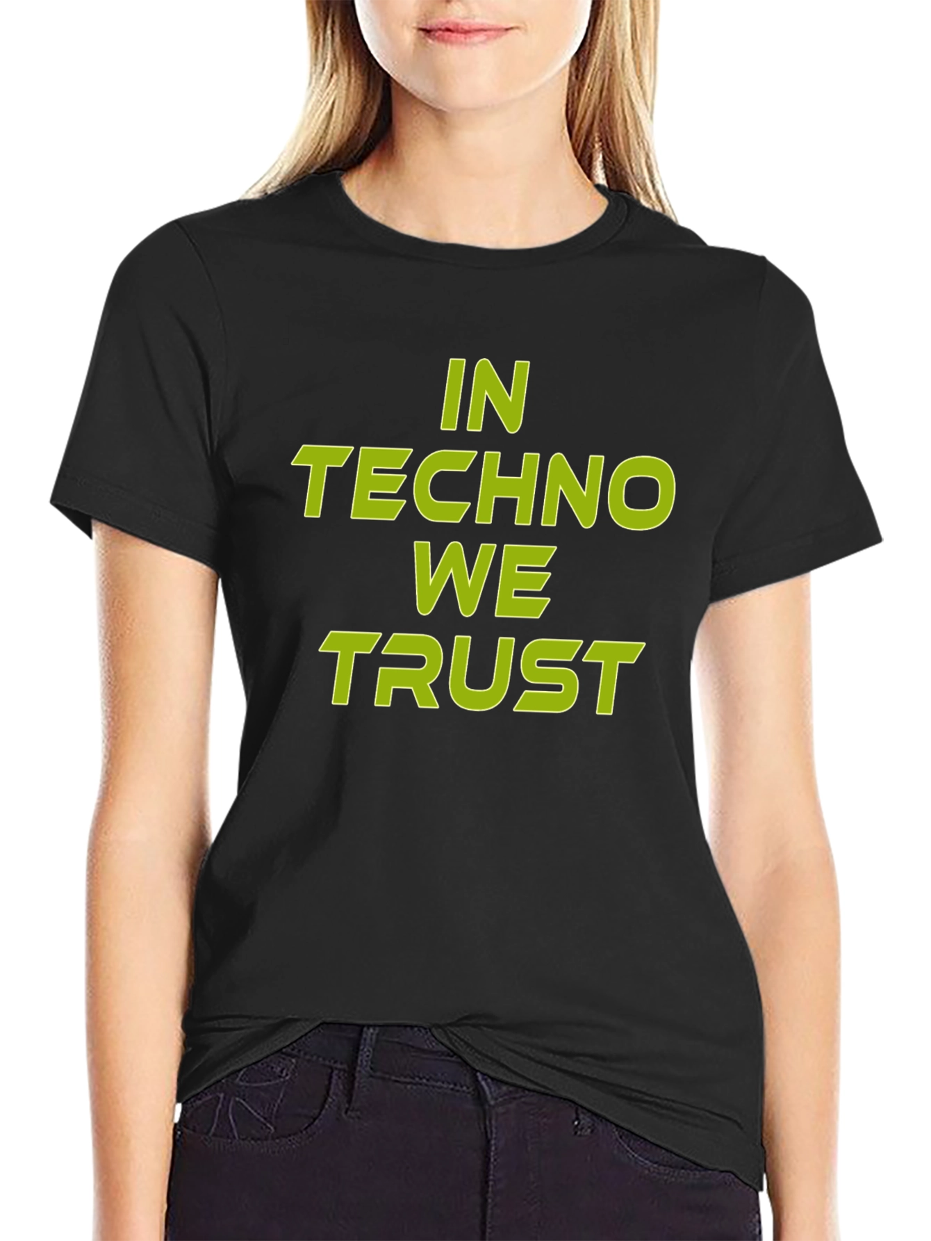 In Techno We Trust Graphic Tee
