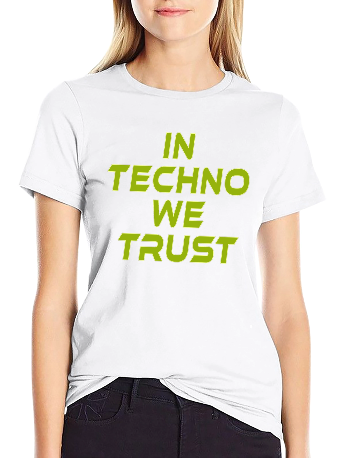 In Techno We Trust Graphic Tee