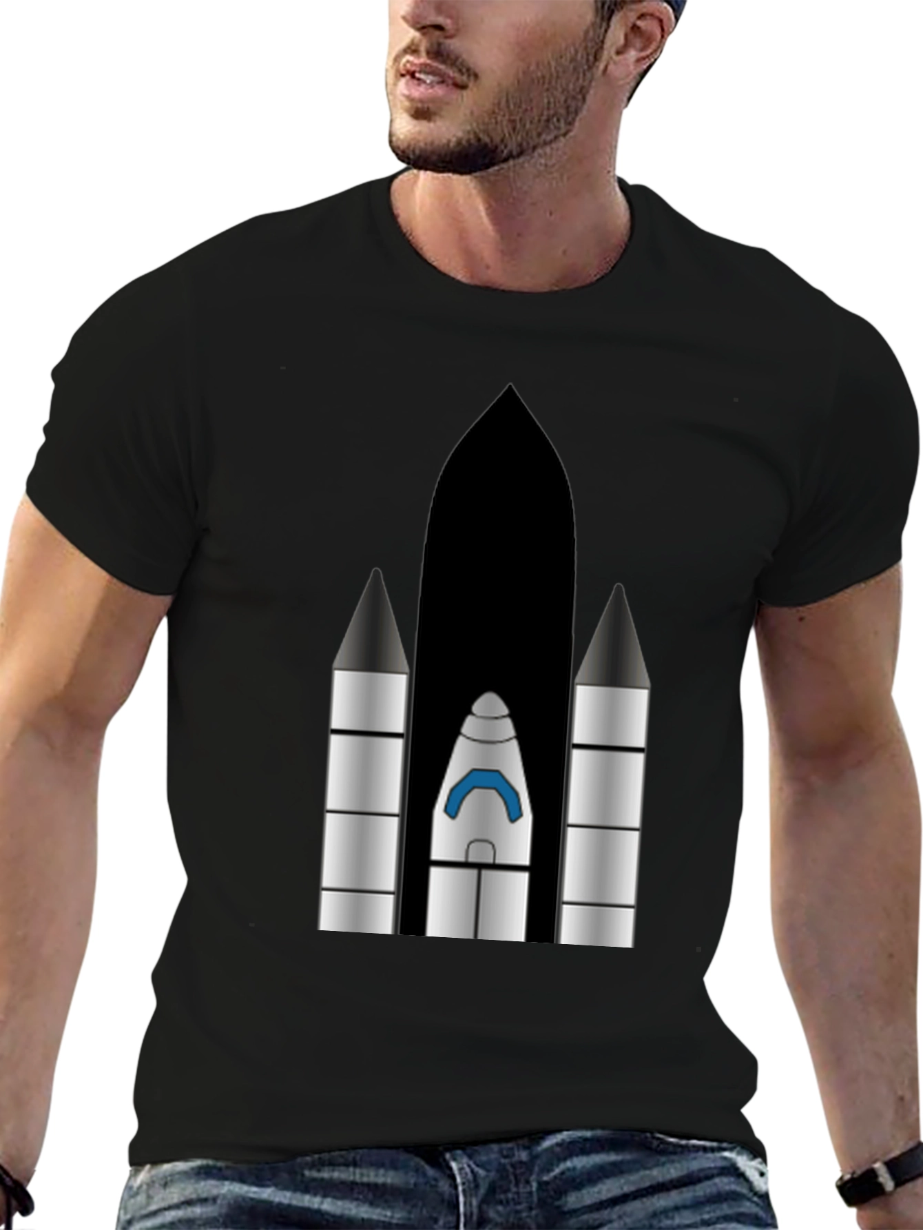 Rocket Graphic T-Shirt - Space Launch Apparel
