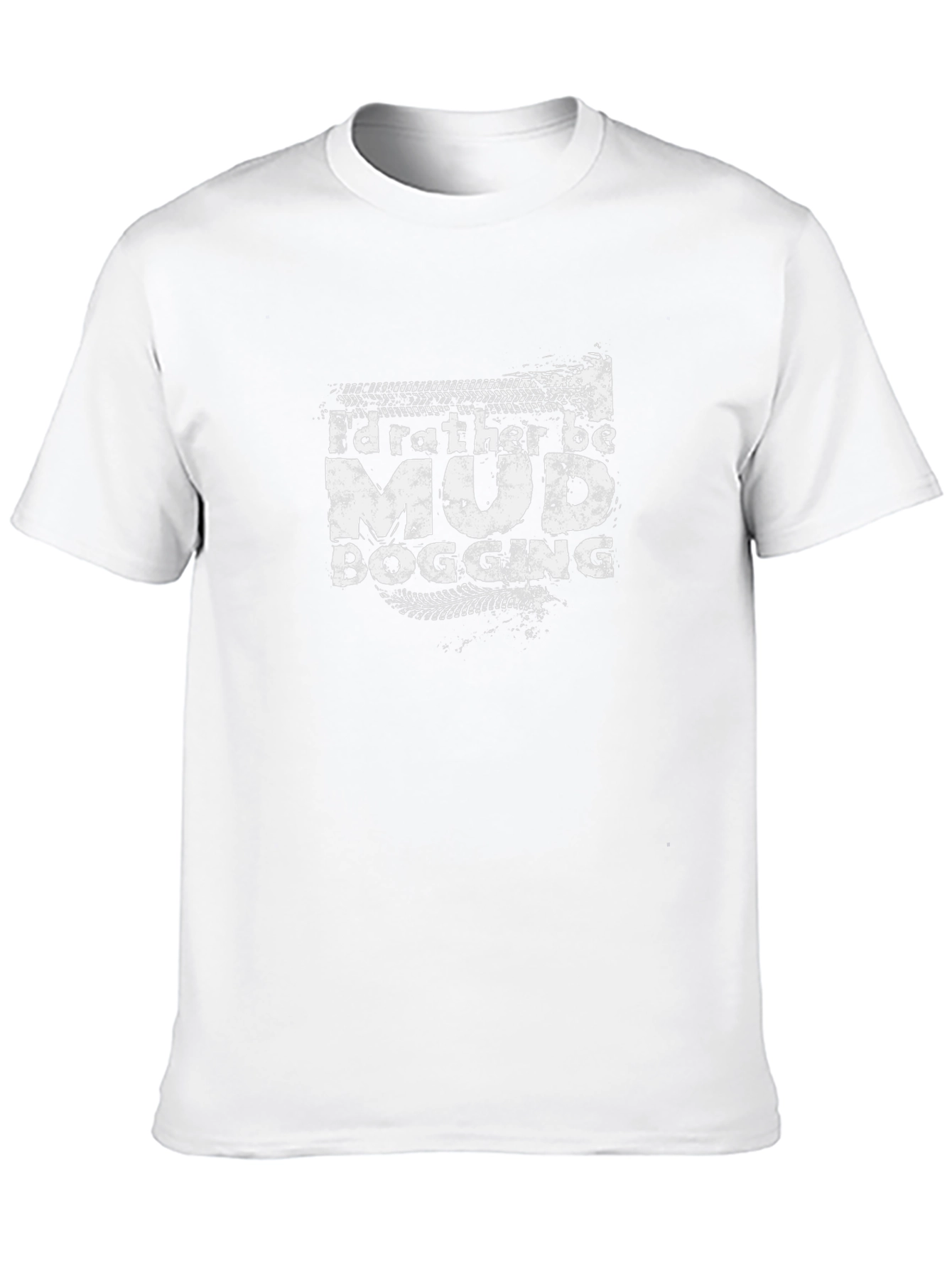 Mud Bogging Black Graphic T-Shirt