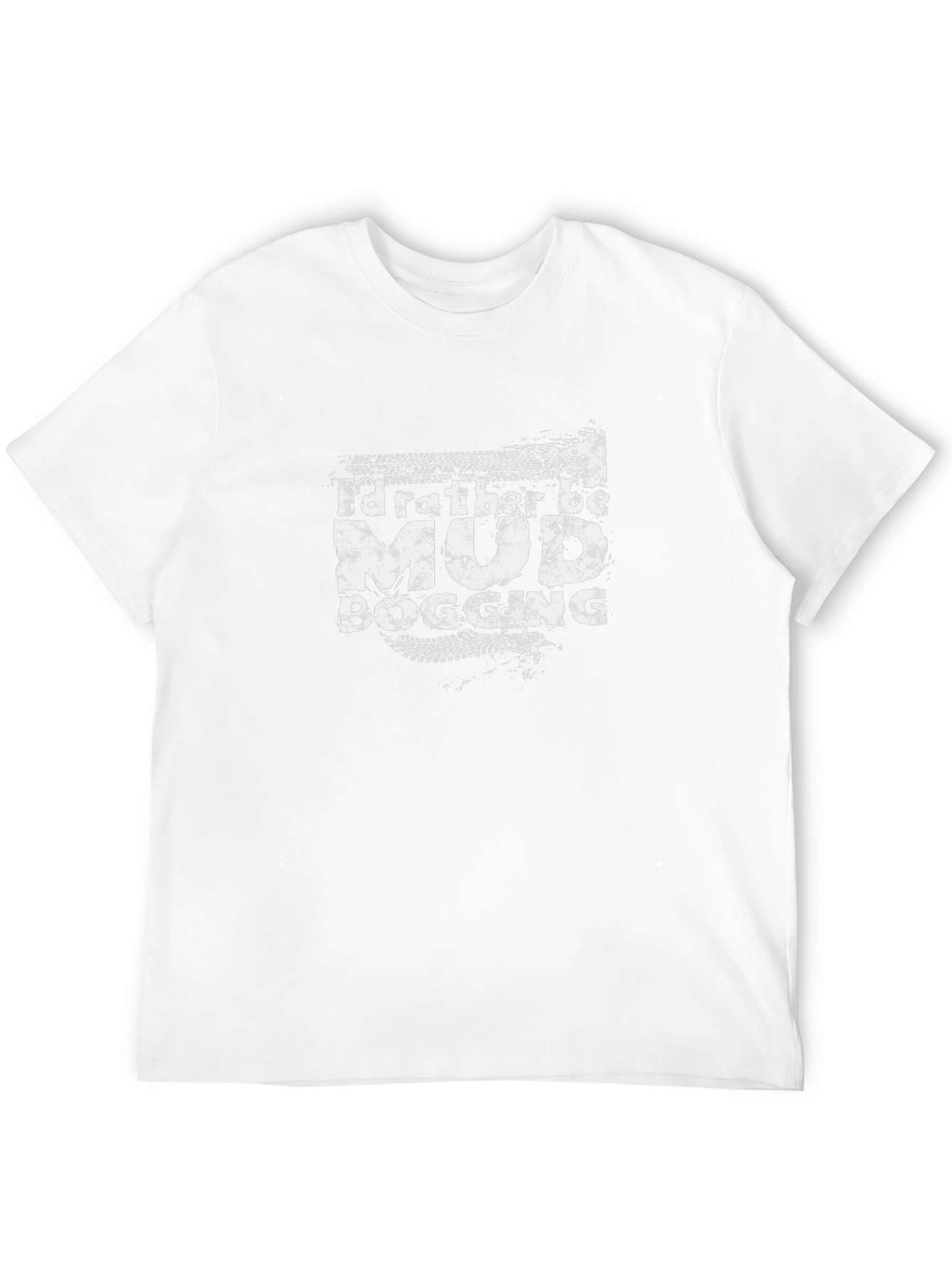 Mud Bogging Black Graphic T-Shirt