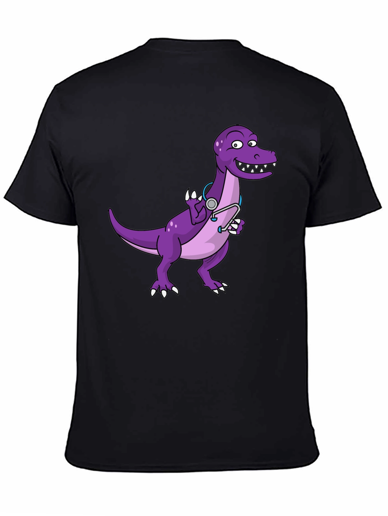 Dino Doctor T-Shirt - Cute Purple Dinosaur Tee
