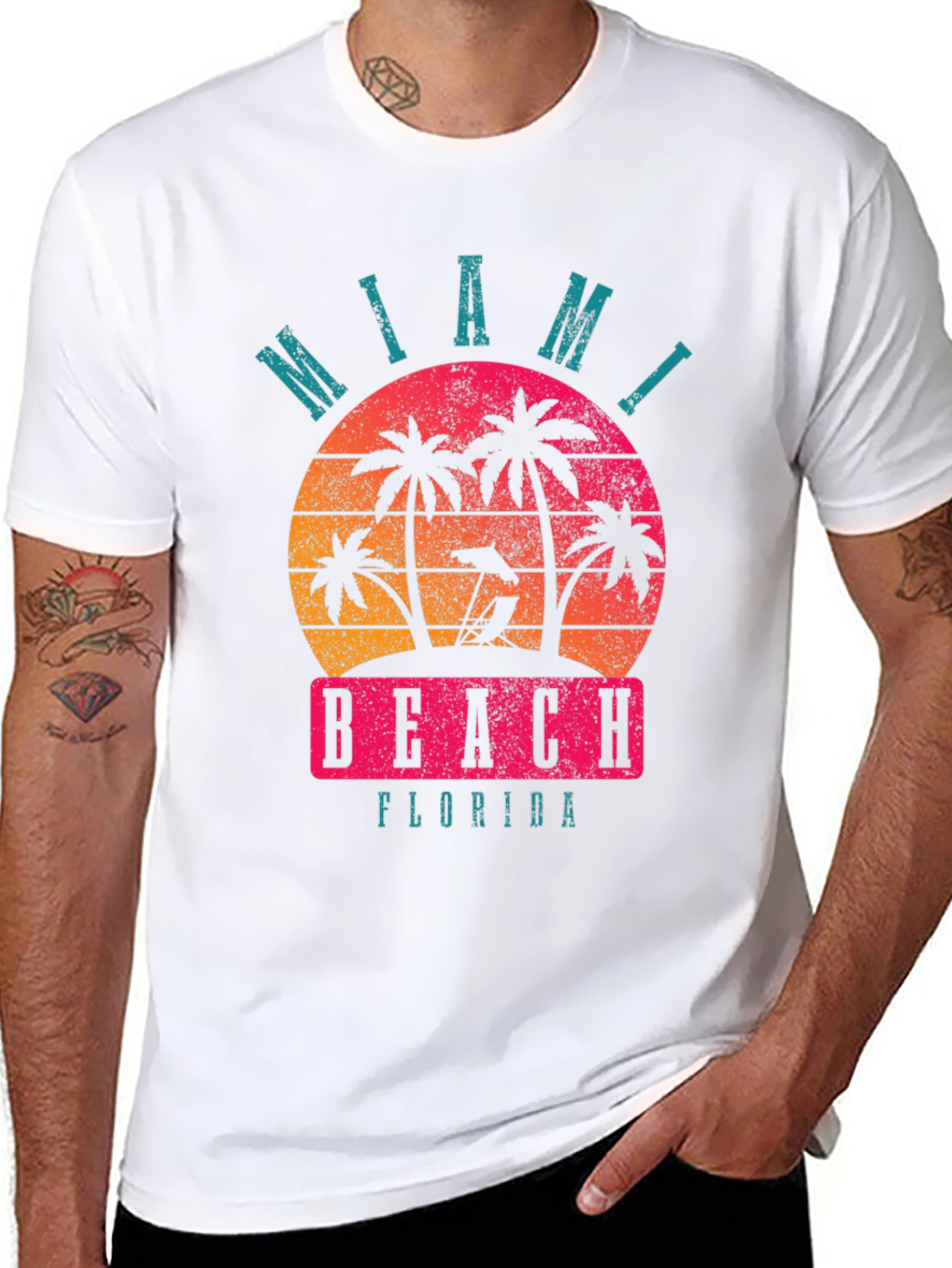 Miami Beach Florida Graphic T-Shirt