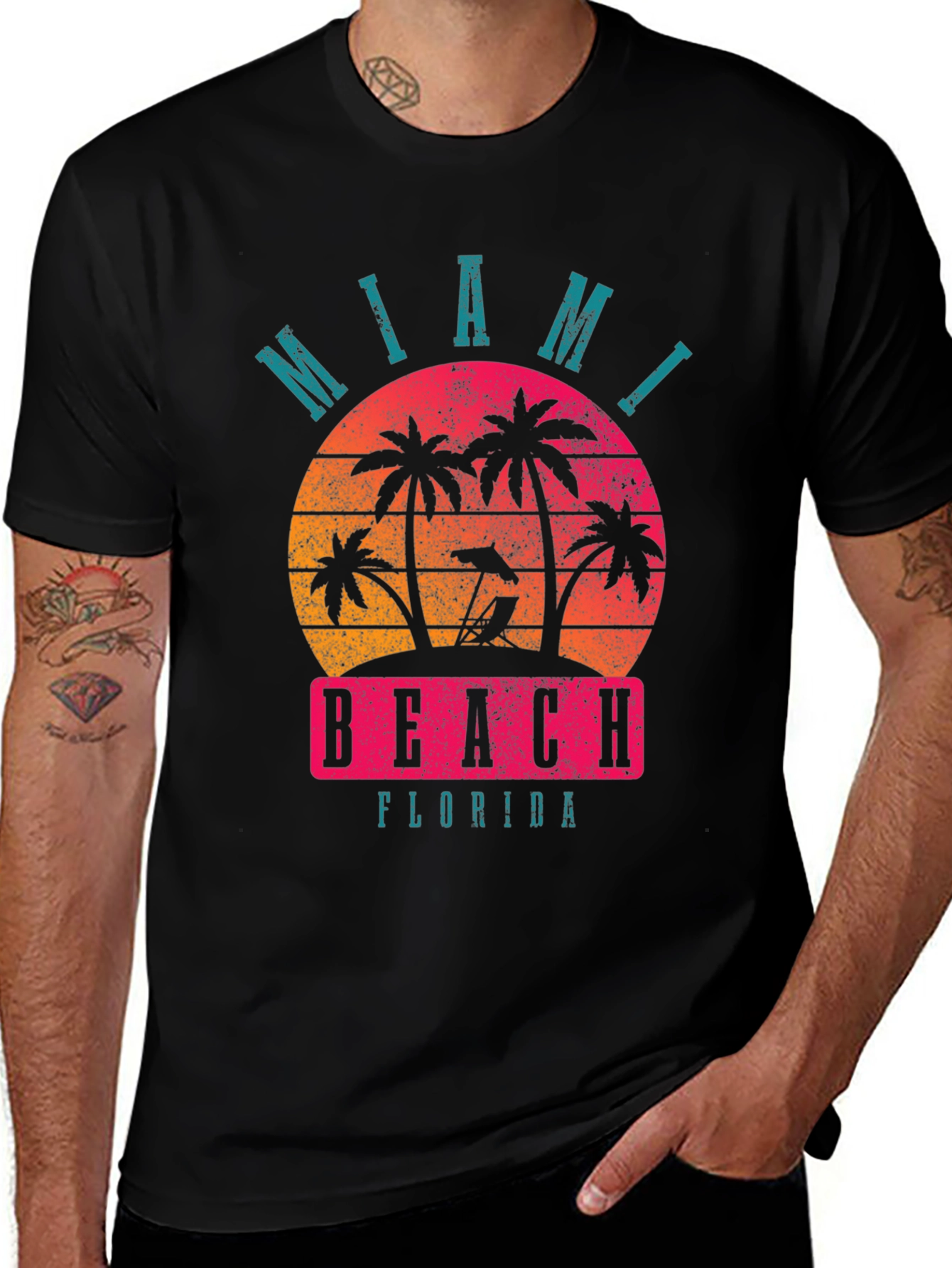 Miami Beach Florida Graphic T-Shirt