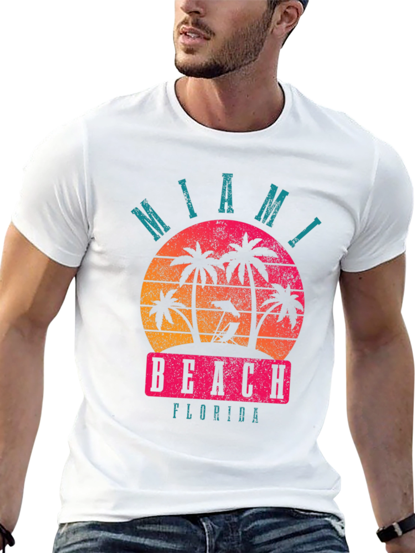 Miami Beach Florida Graphic T-Shirt