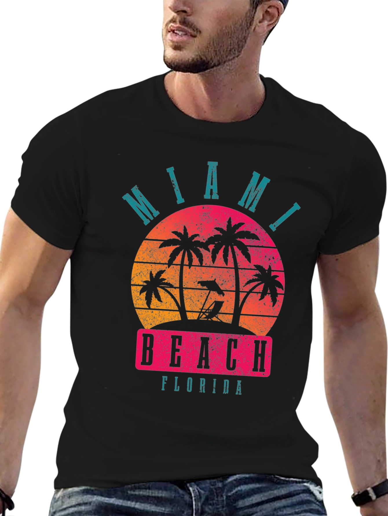 Miami Beach Florida Graphic T-Shirt