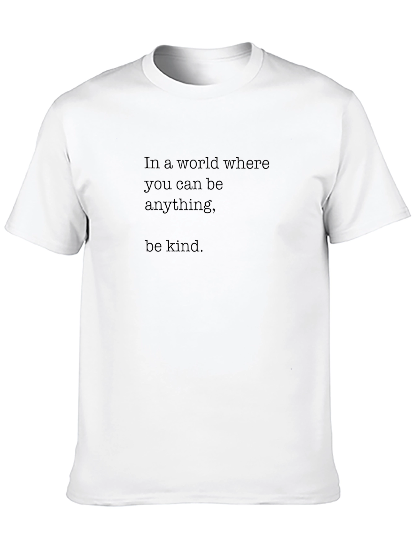 Be Kind Graphic T-Shirt - Black Casual Tee