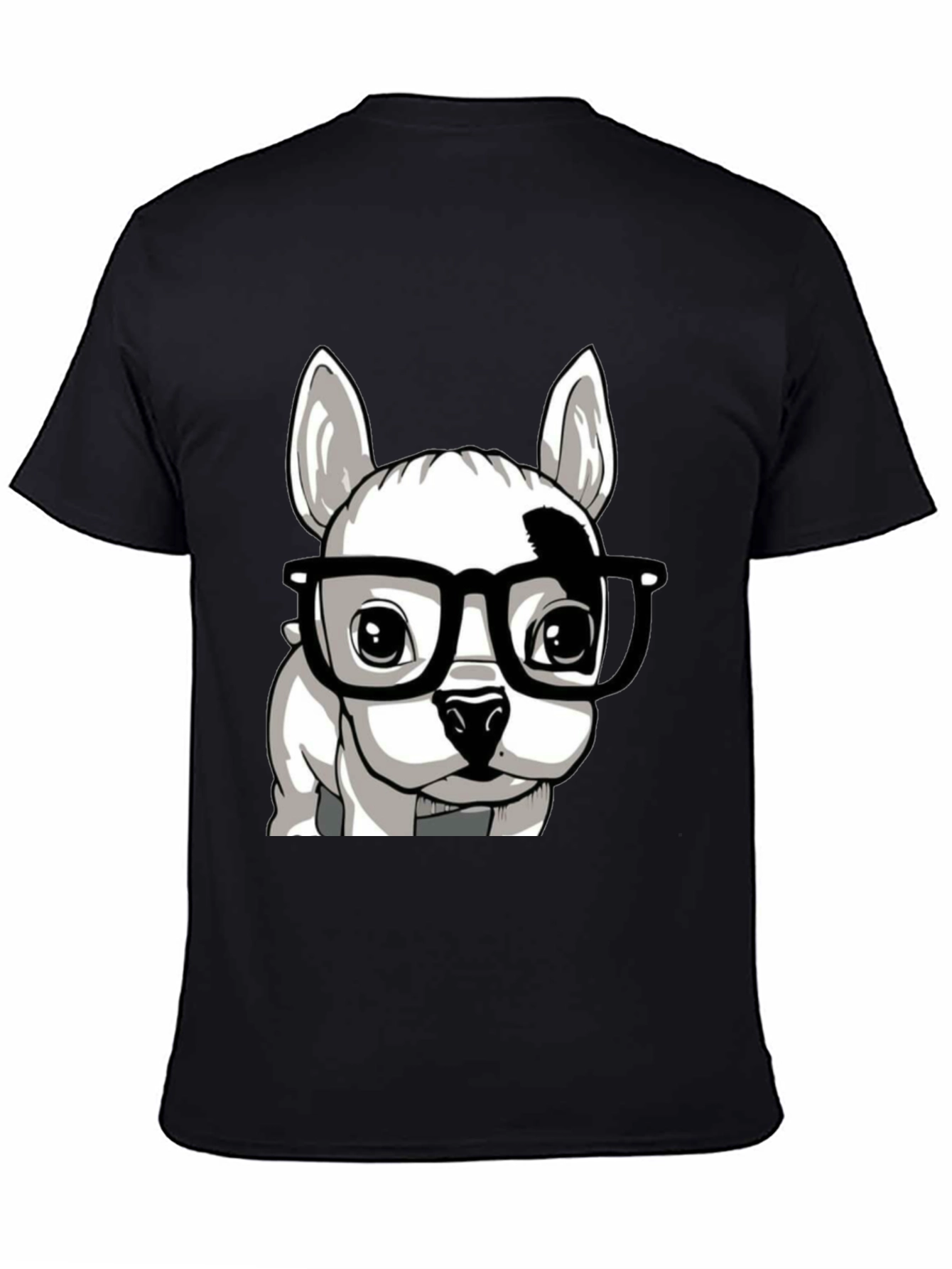 Dog with Glasses Graphic Tee - Stylish Unisex T-Shirt