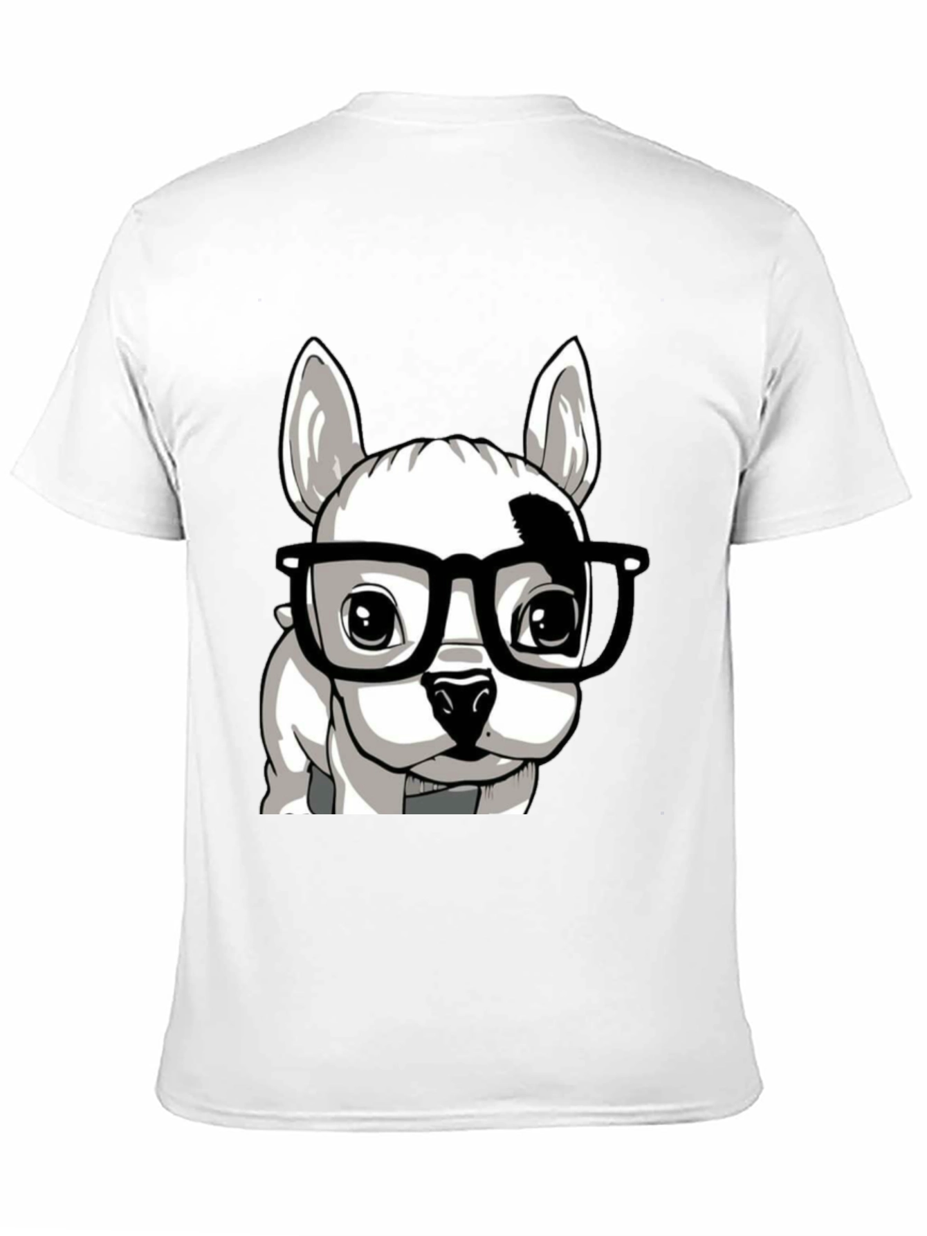 Dog with Glasses Graphic Tee - Stylish Unisex T-Shirt