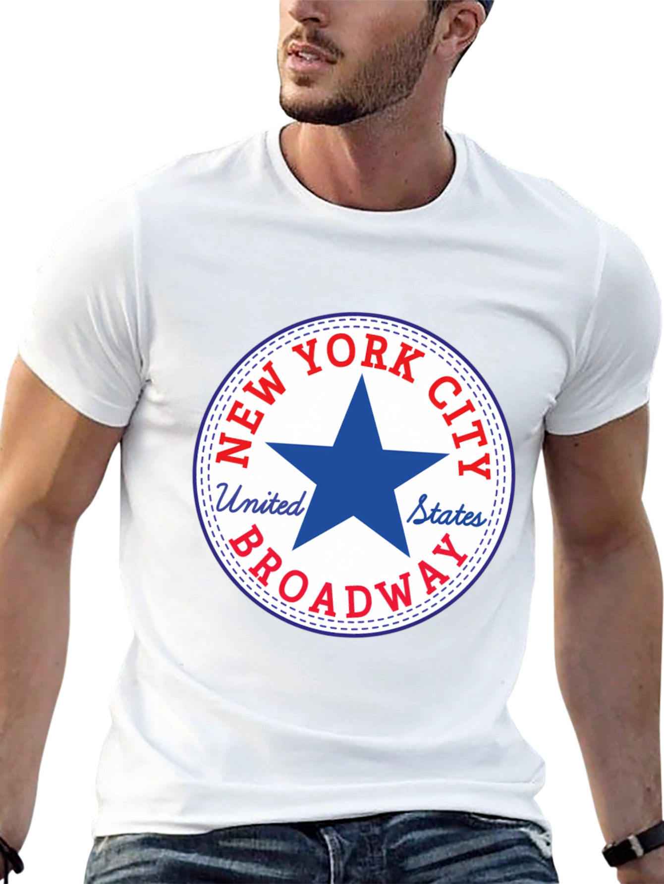 New York City Broadway Star Graphic T-Shirt