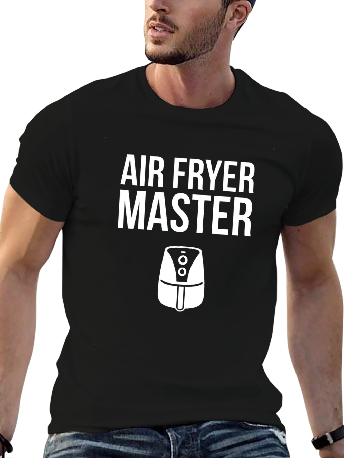 Air Fryer Master Graphic T-Shirt - Black