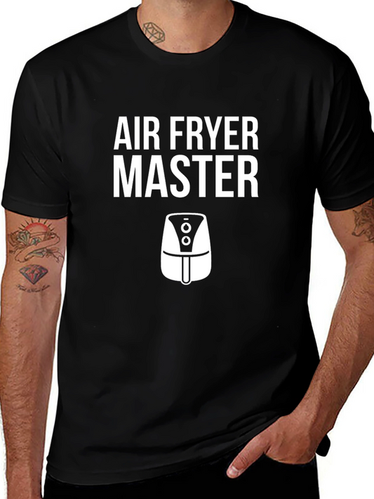 Air Fryer Master Graphic T-Shirt - Black