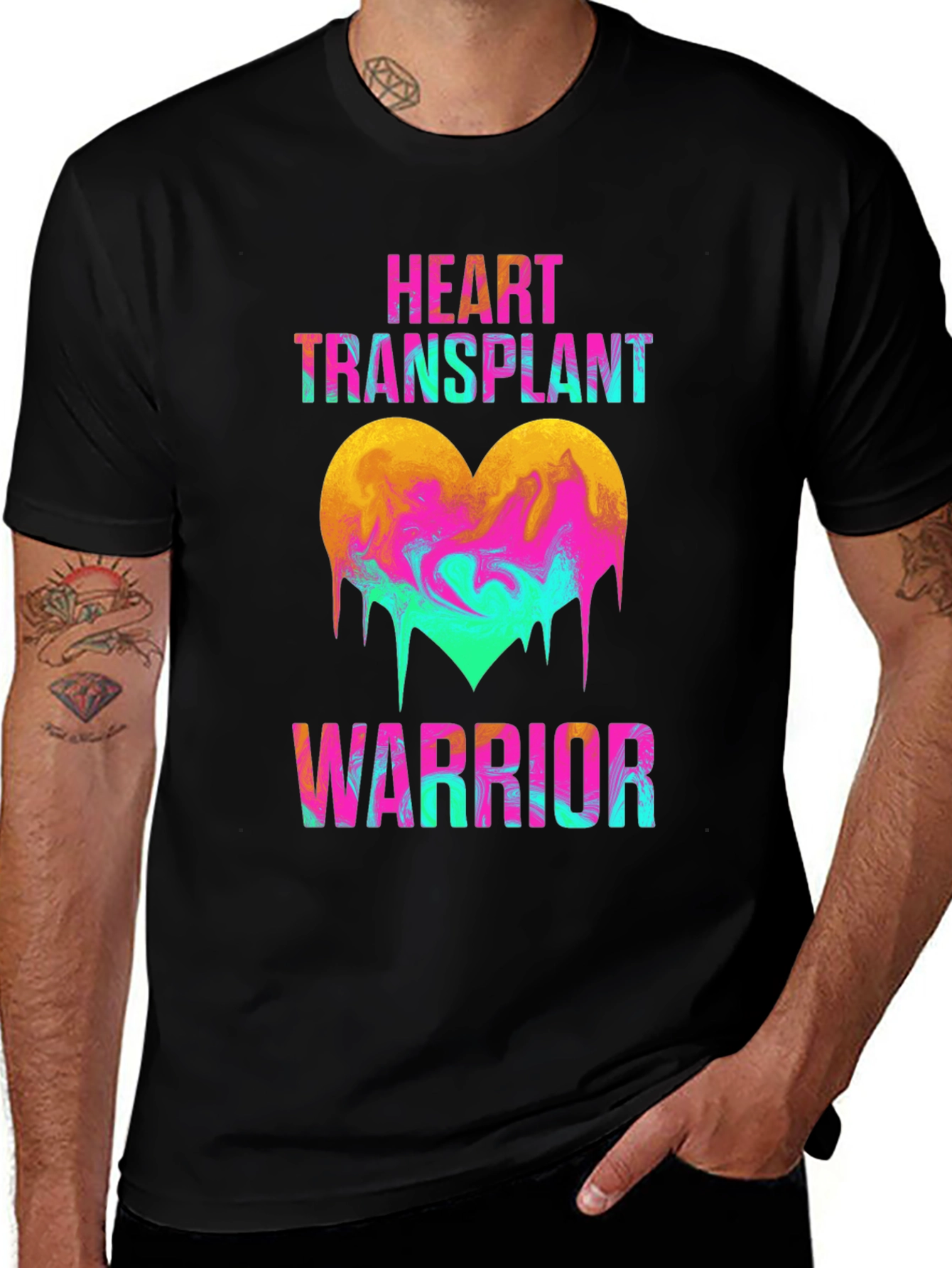Heart Transplant Warrior Graphic Tee