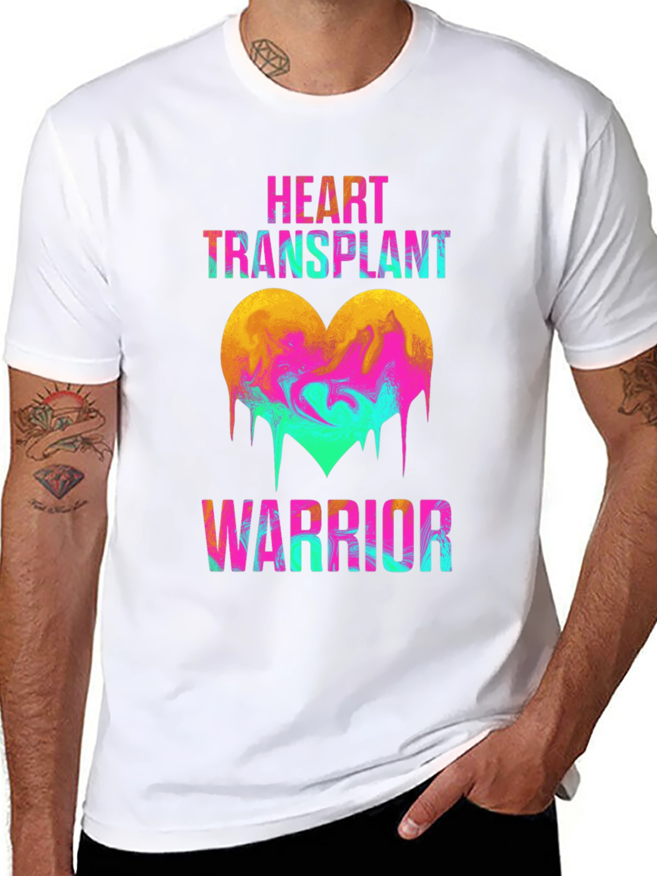 Heart Transplant Warrior Graphic Tee